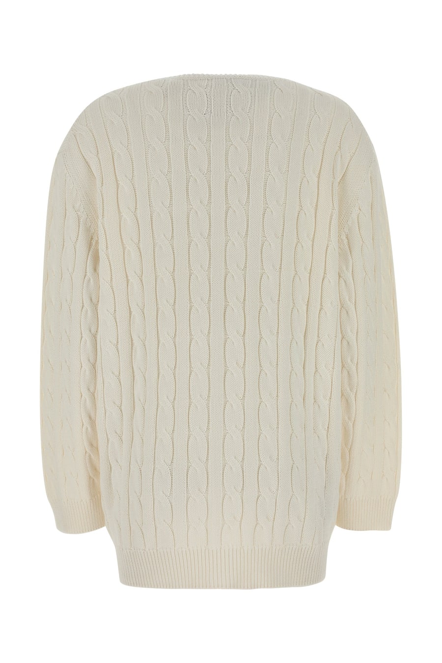 Prada Cardigan in cotone bianco