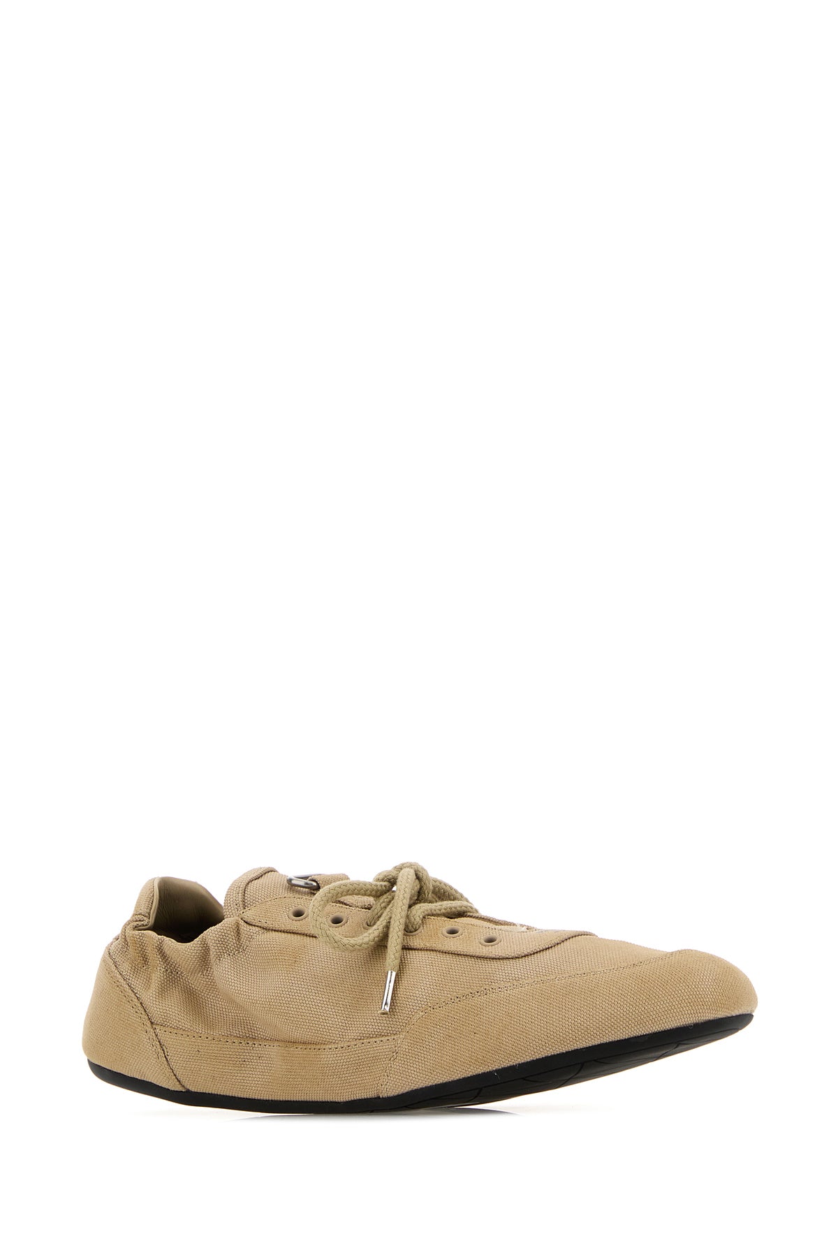Prada Sneakers Collapse in tela beige, view 2