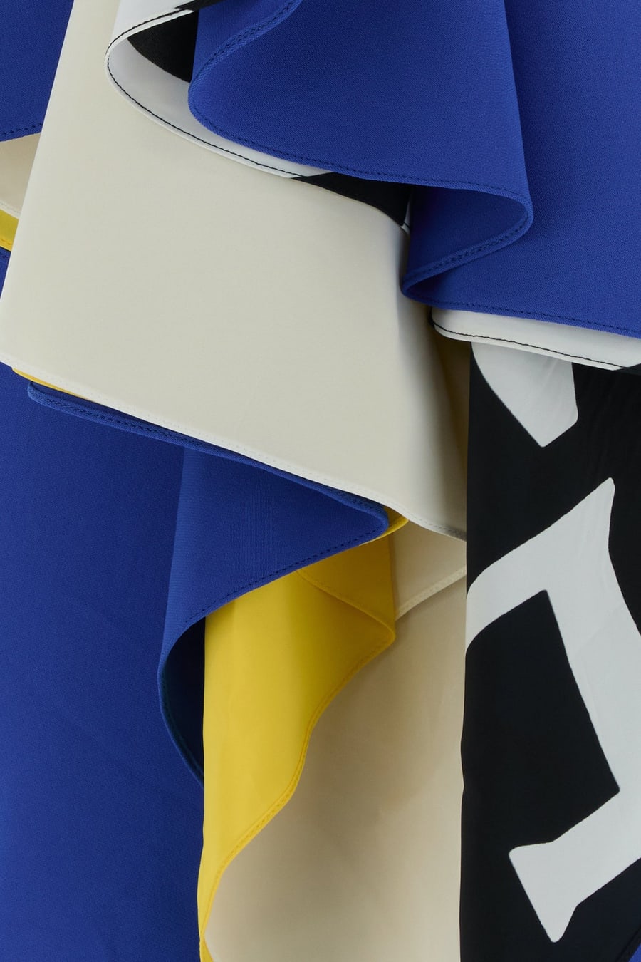 Loewe Abito in cady blu, view 3