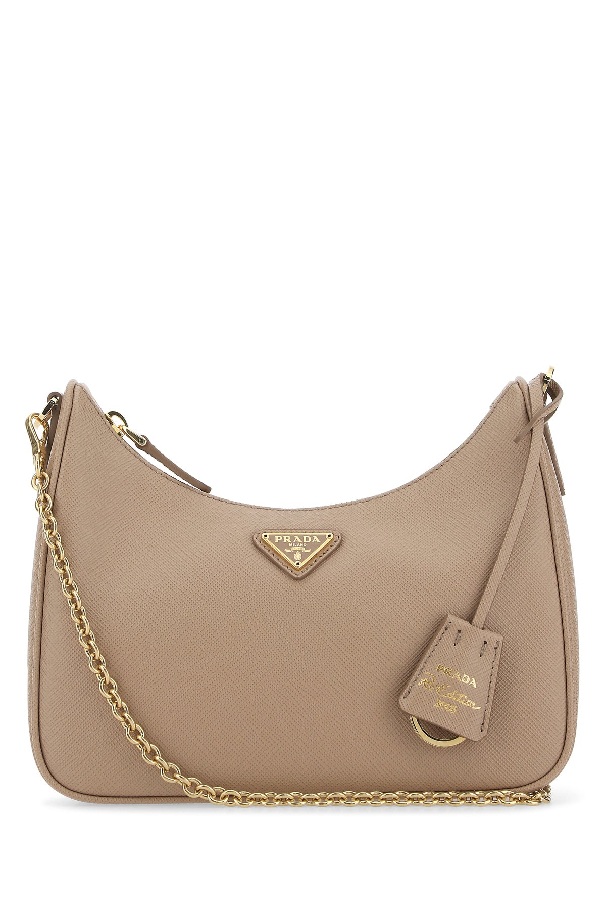 Prada Borsa a mano Re-Edition 2005 in pelle rosa carne