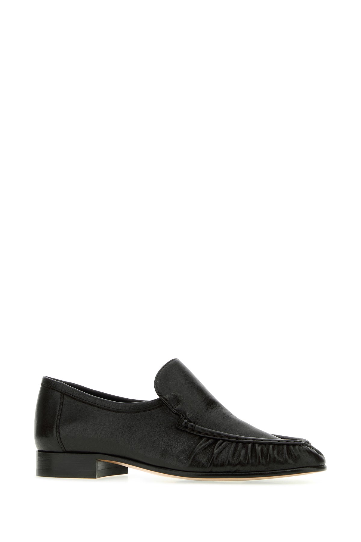 The Row Mocassini Two in pelle nera, view 2