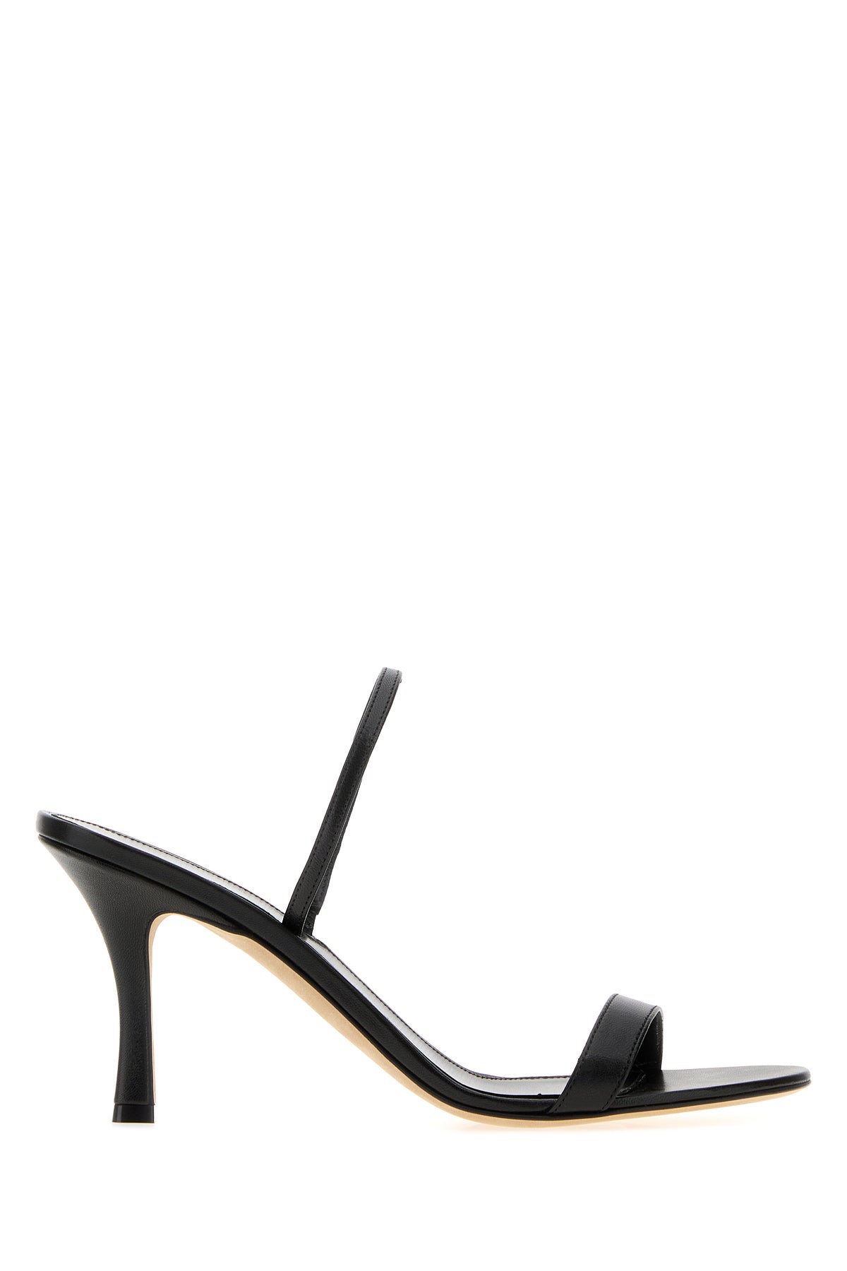 The Row Sandali Ella in pelle nera