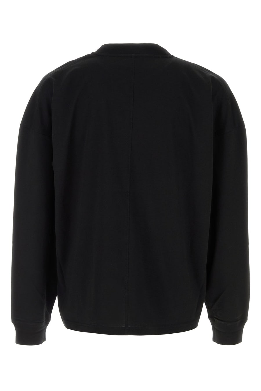 The Row T-shirt Dolino in cotone nero, view 2