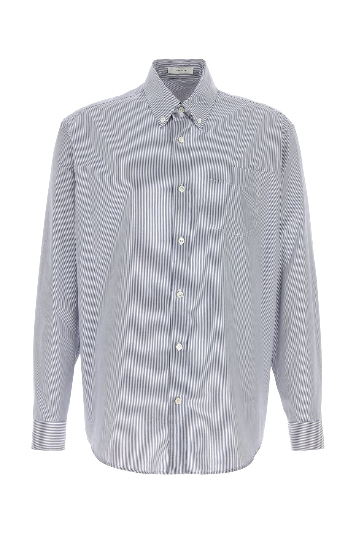 The Row Camicia Pompeo in popeline ricamato
