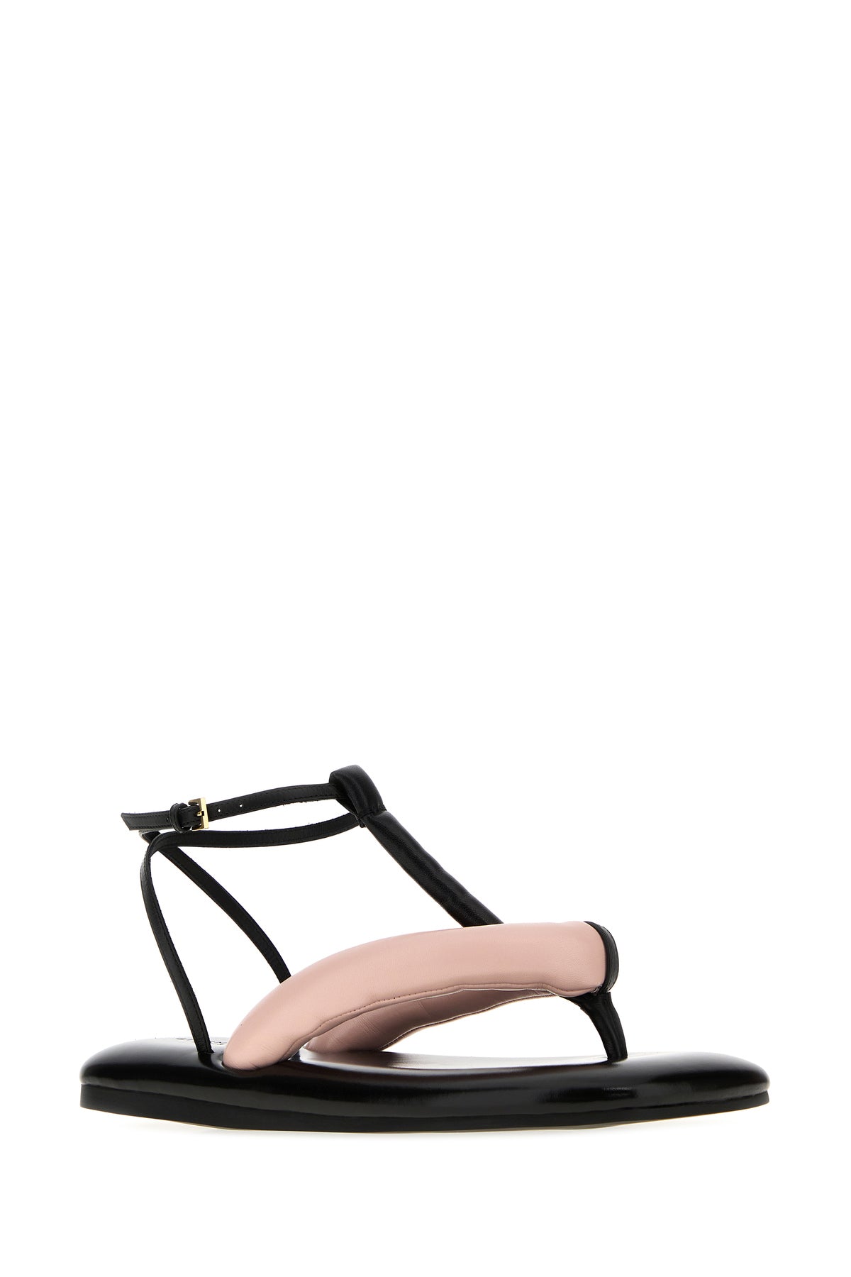 Givenchy Sandali infradito Boudoir in pelle bicolor, view 2