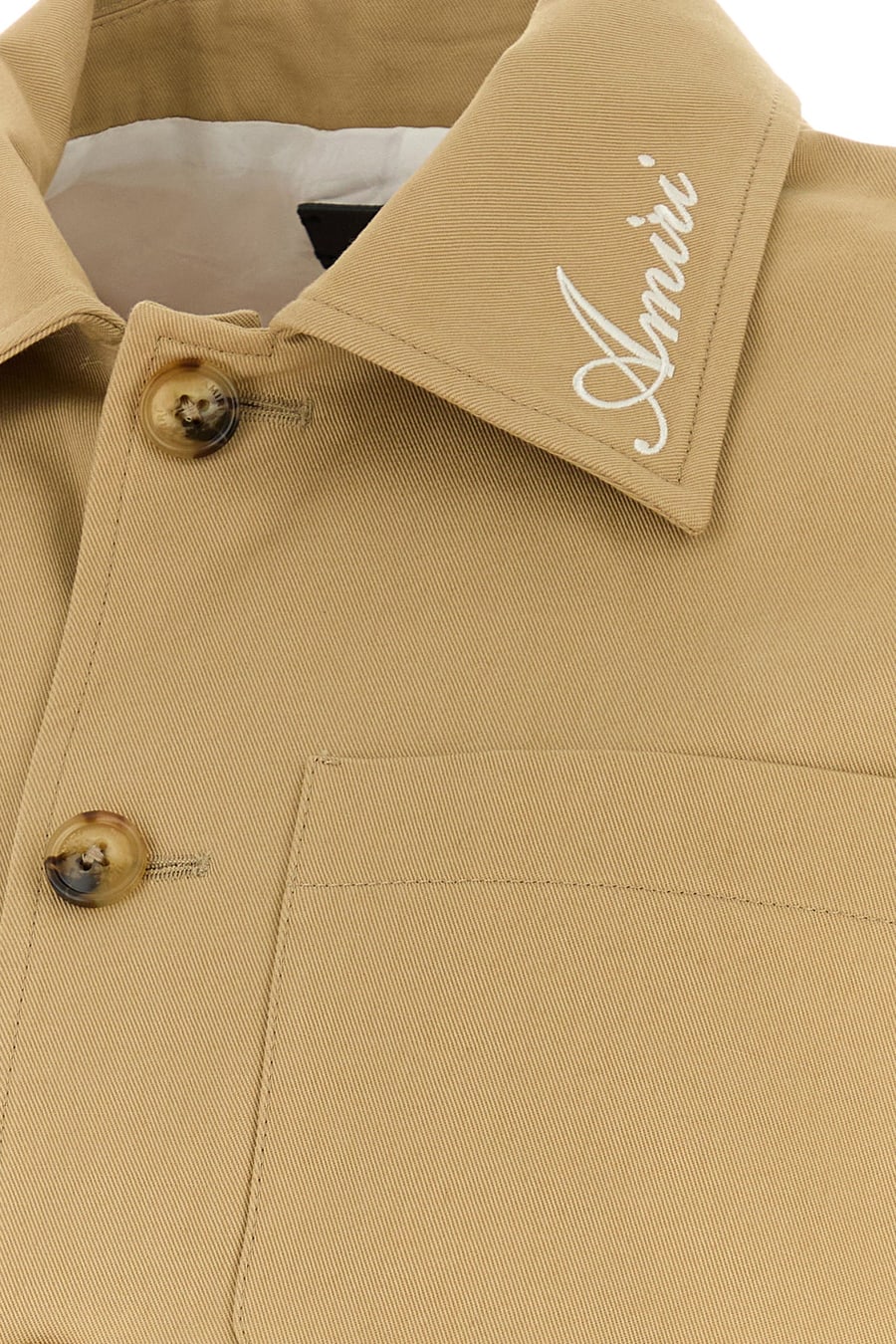 Amiri Giubbino in cotone beige, view 3