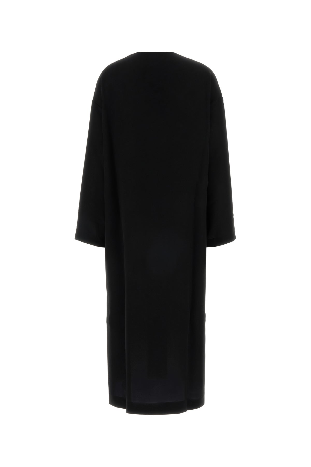 The Row Abito Heloise in crepe nero, view 2