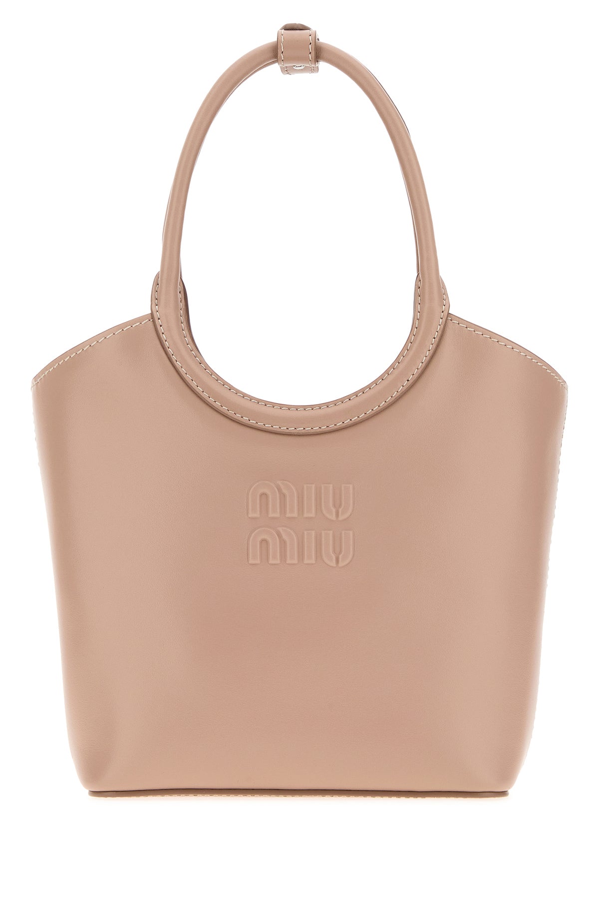 Miu Miu Borsa a mano Ivy in pelle rosa antico