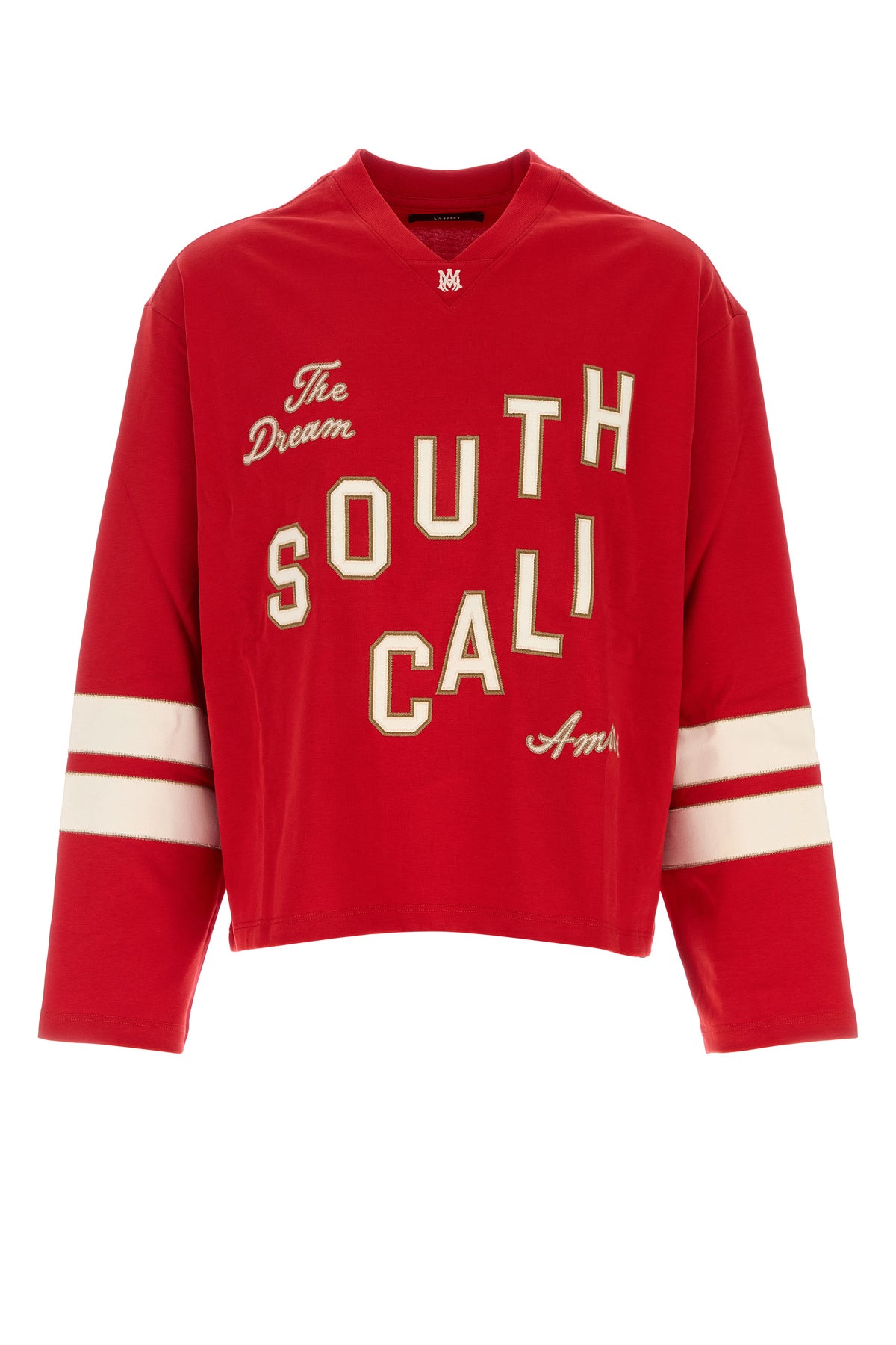 Amiri T-shirt oversize in cotone rosso