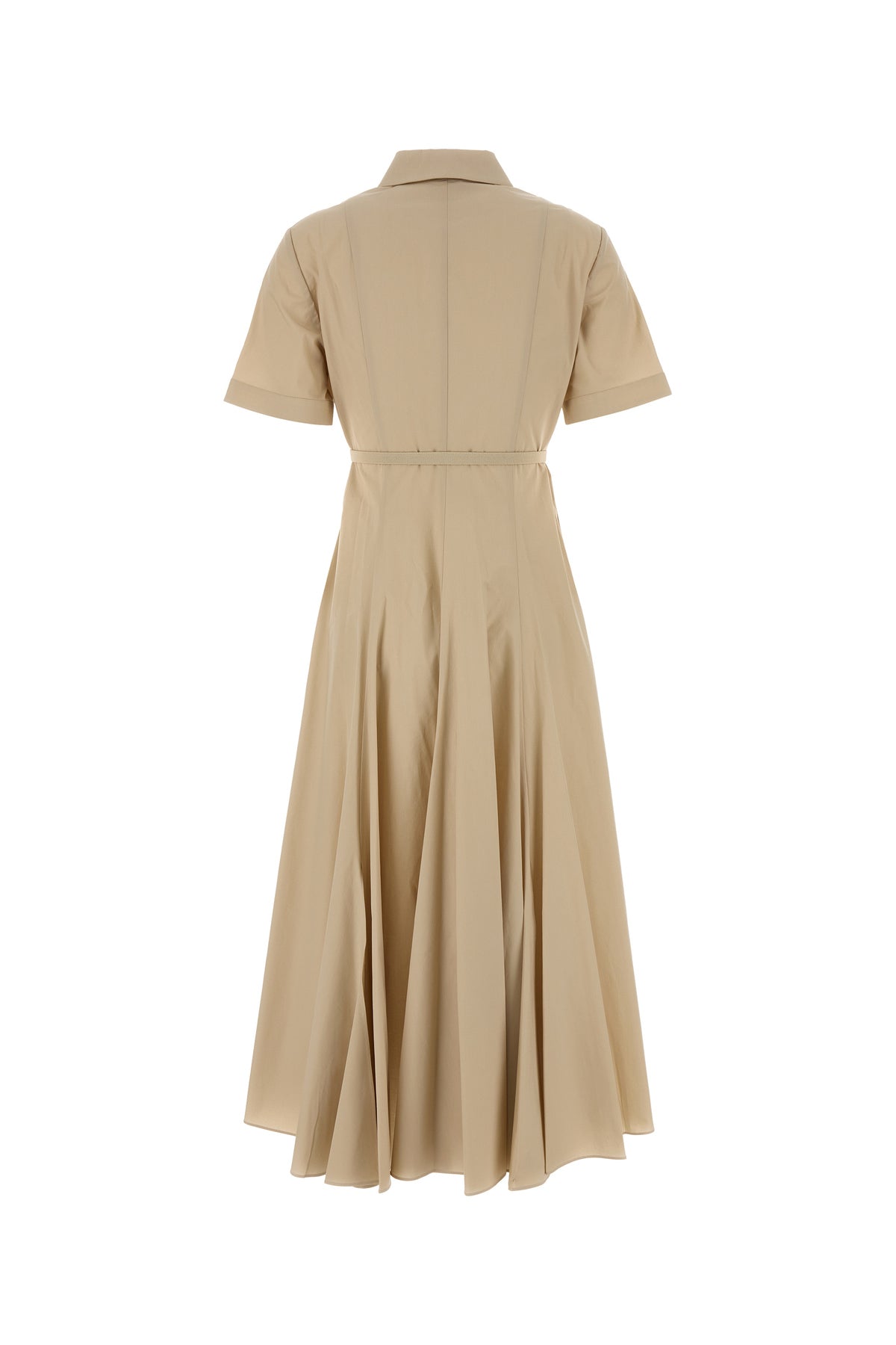 Tory Burch Abito chemisier in popeline sabbia, view 2