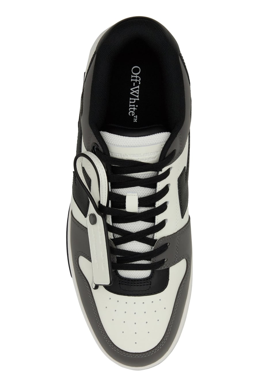 Off-White Sneakers Out Of Offie in pelle bicolor, view 4