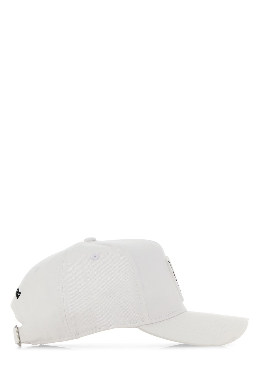 Dsquared2 Cappello da baseball in cotone bianco, view 2