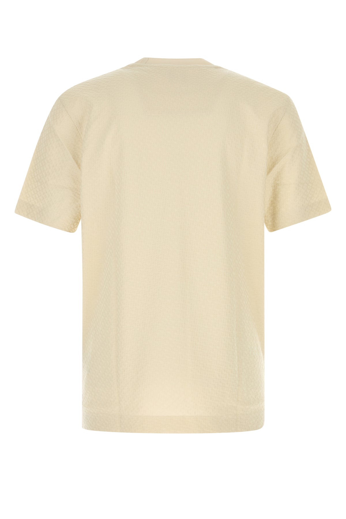 Boss T-shirt in cotone crema, view 2