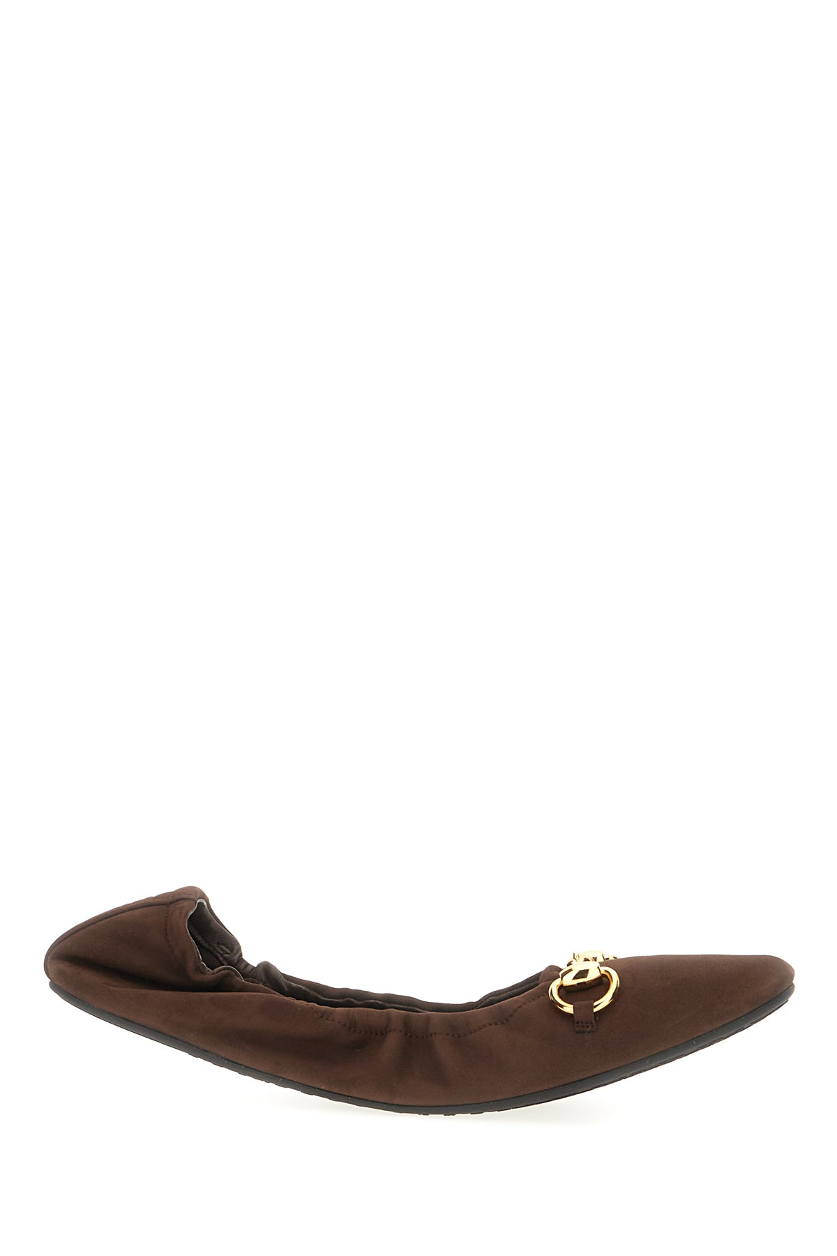 Gucci Ballerine Prima in pelle scamosciata testa di moro