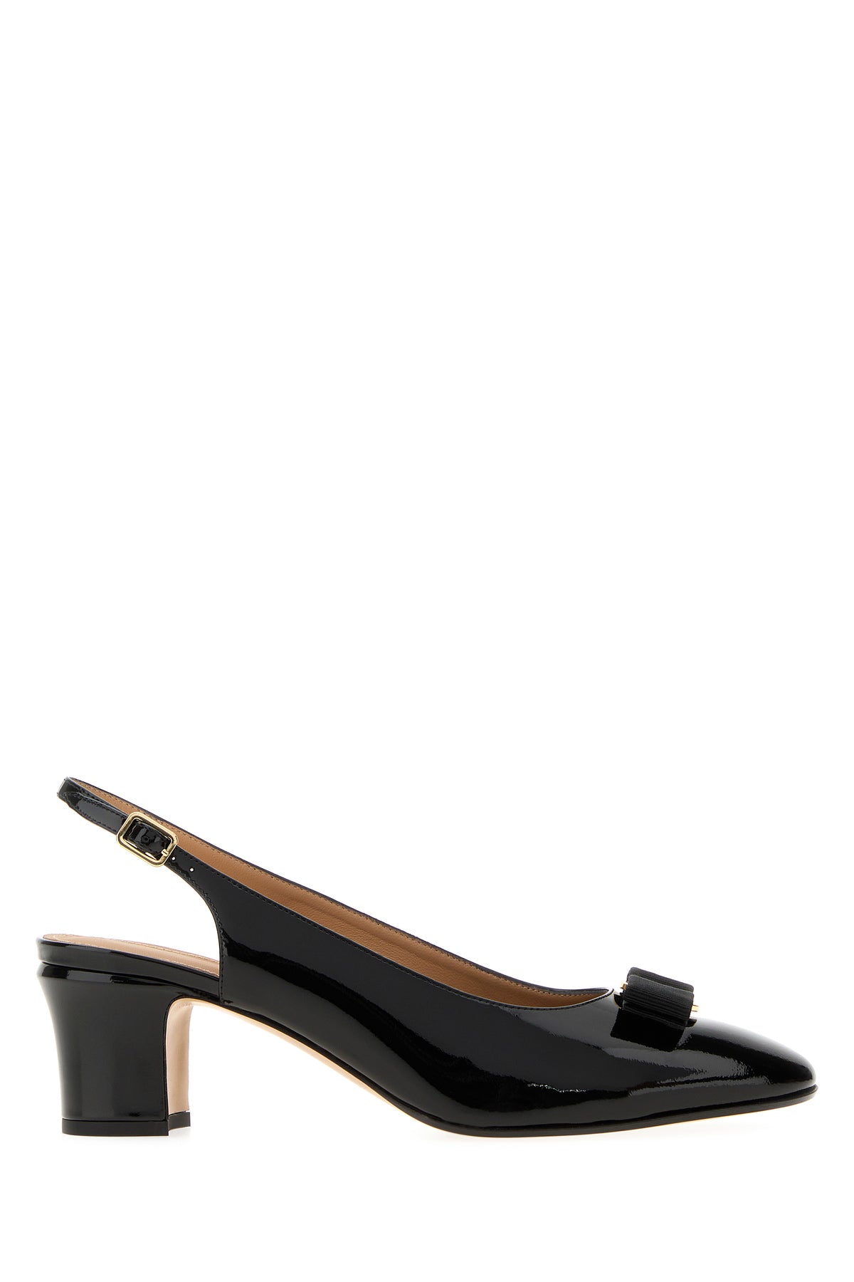 Ferragamo Scarpe con tacco Vetty 55 in pelle nera