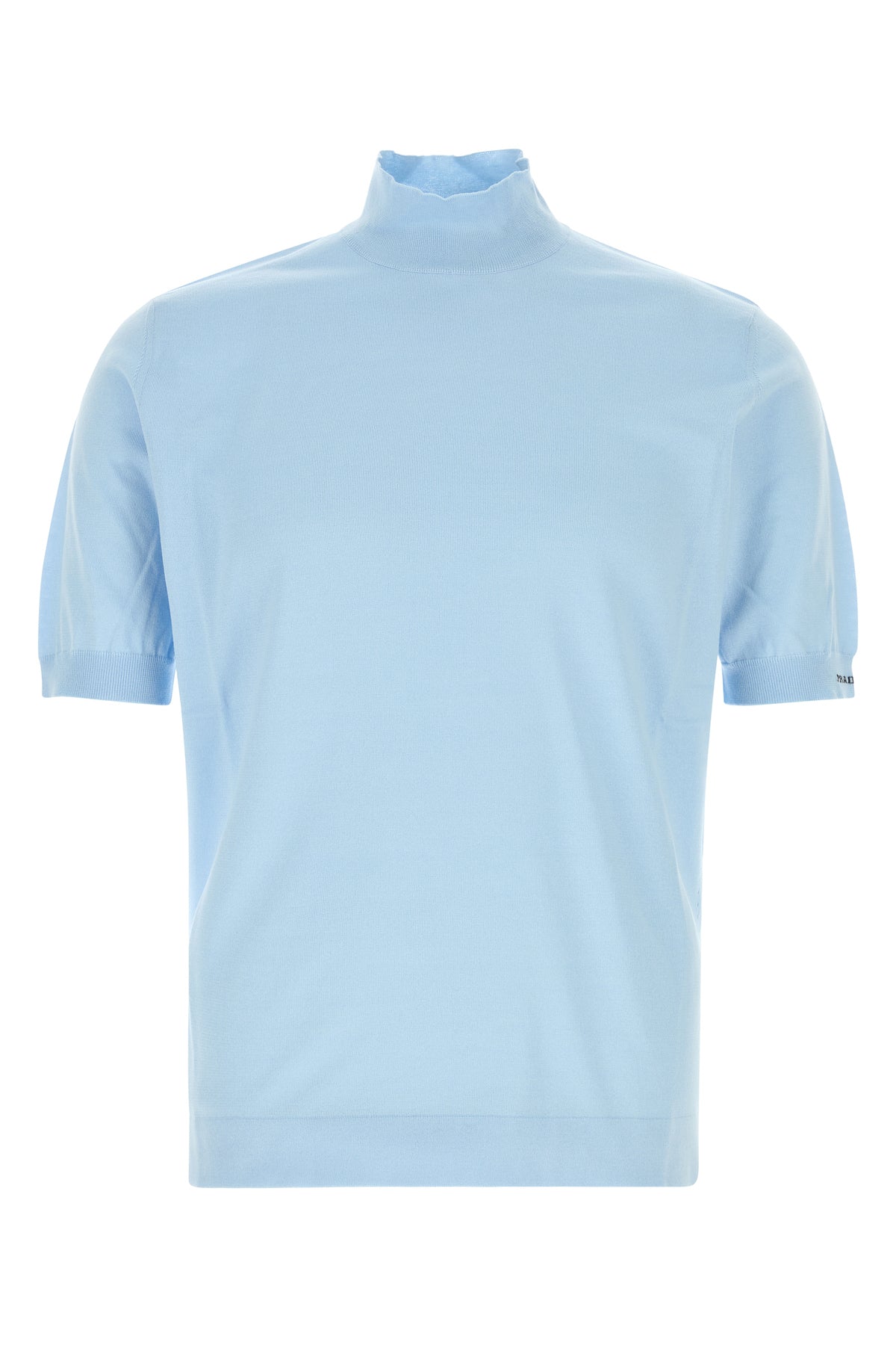 Prada Maglione in cotone azzurro