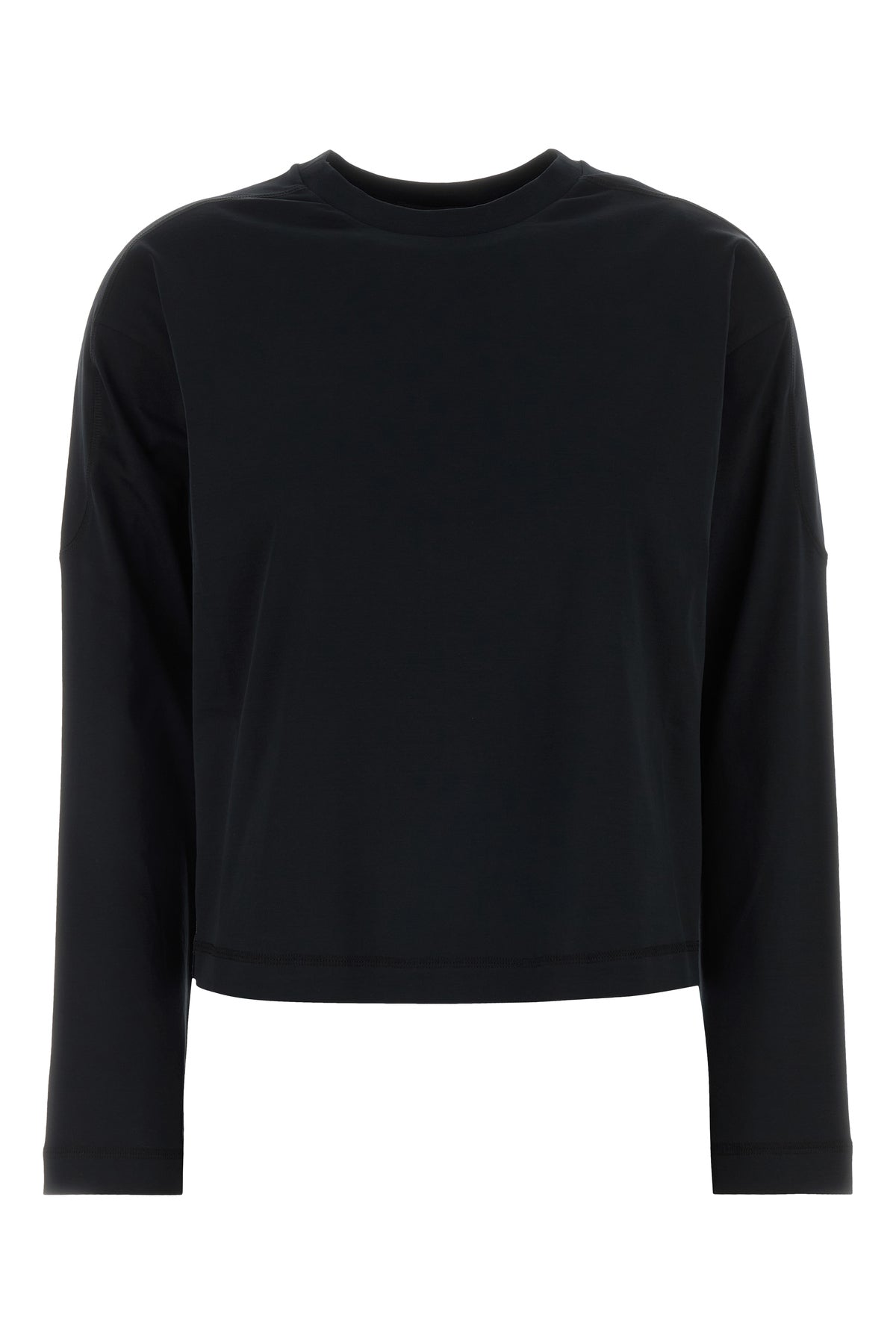 HERNO LAMINAR T-shirt in cotone blu notte