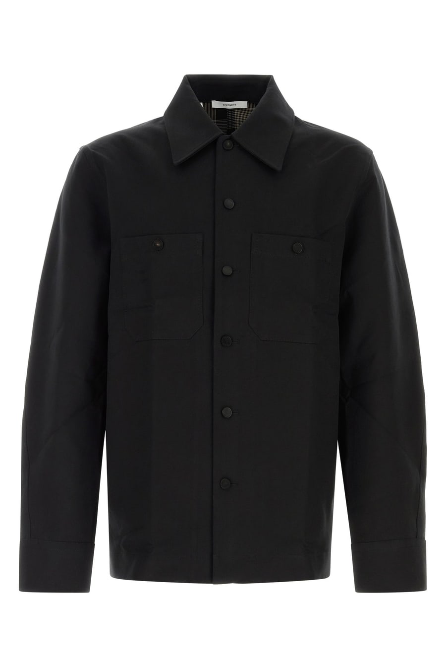 Givenchy Camicia Couture Seam in cotone nero