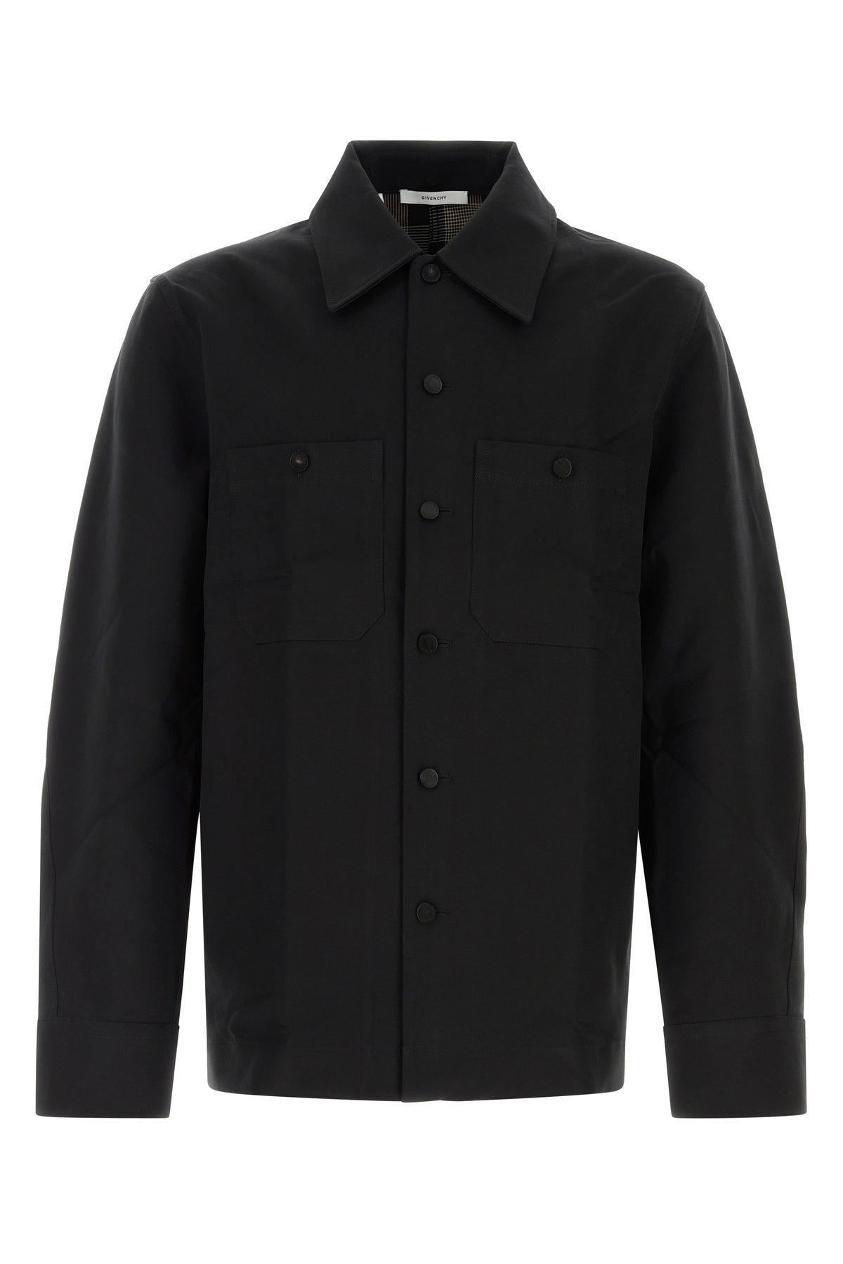 Givenchy Camicia Couture Seam in cotone nero