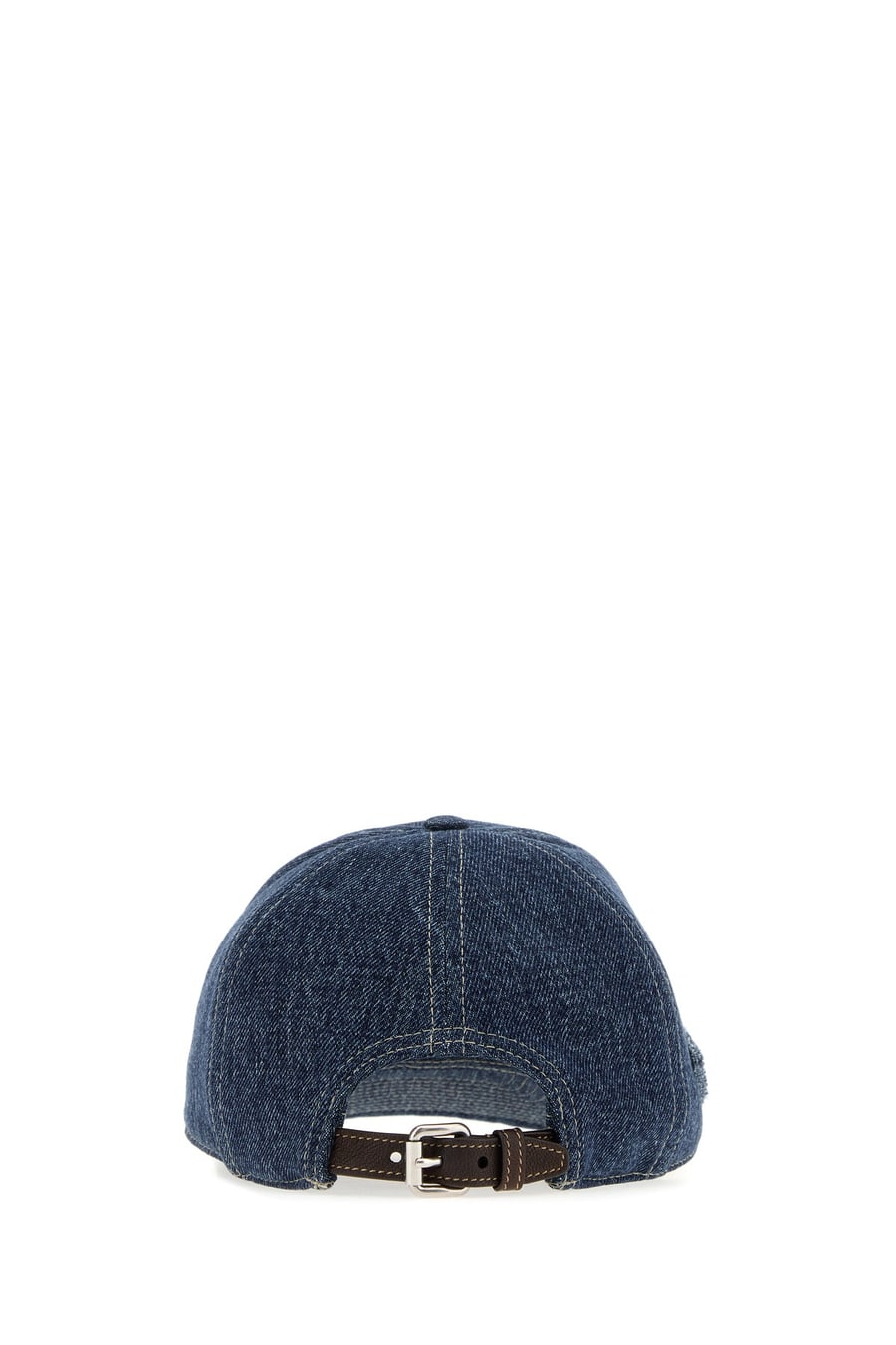 Prada Cappello da baseball in denim, view 3