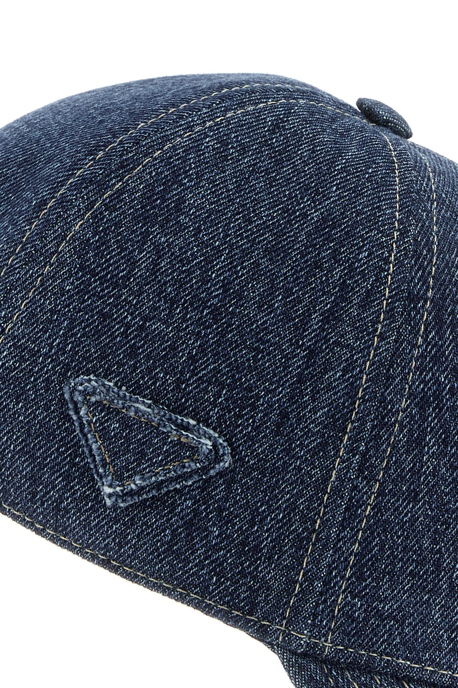 Prada Cappello da baseball in denim, view 4