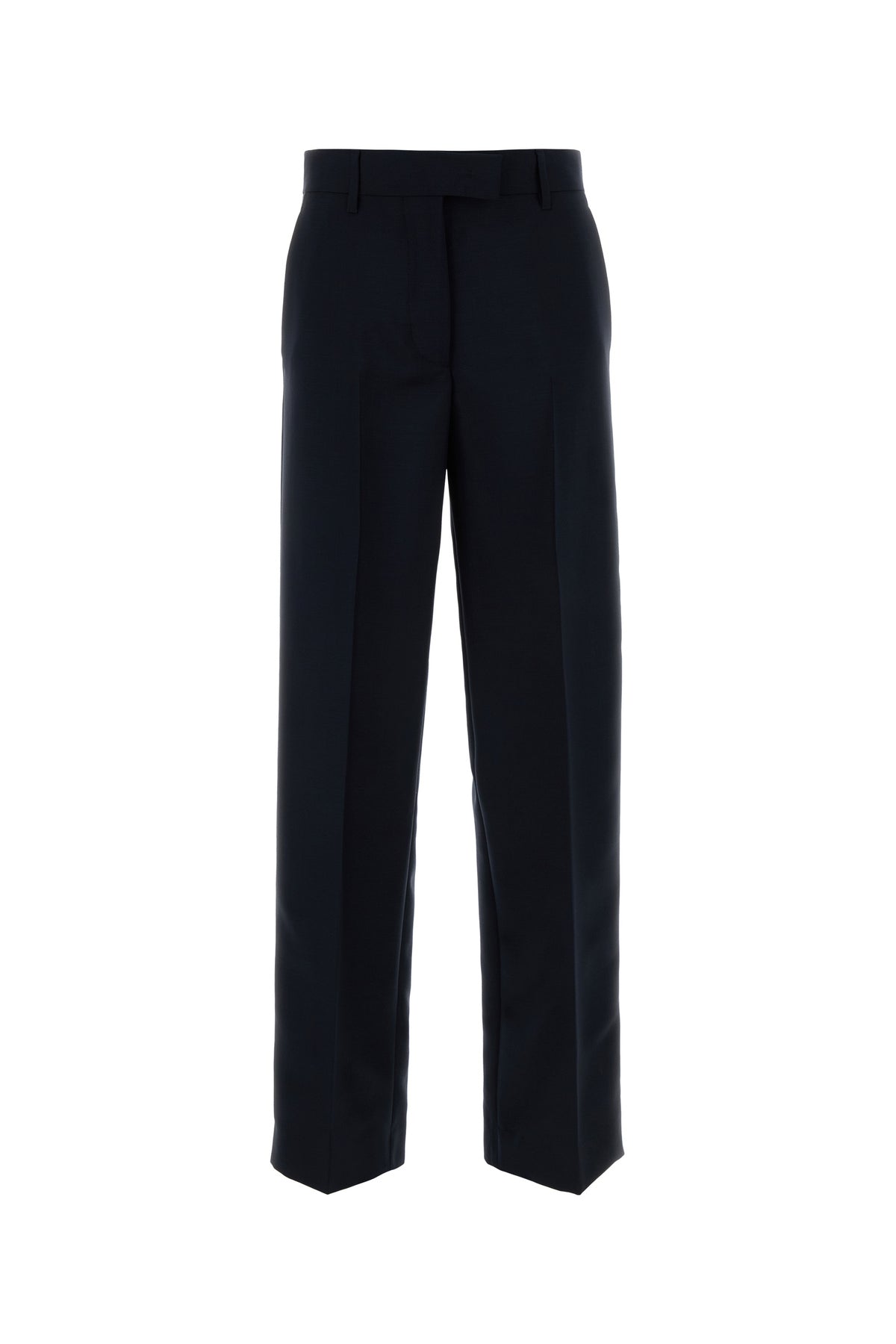 Miu Miu Pantalone in misto mohair blu navy