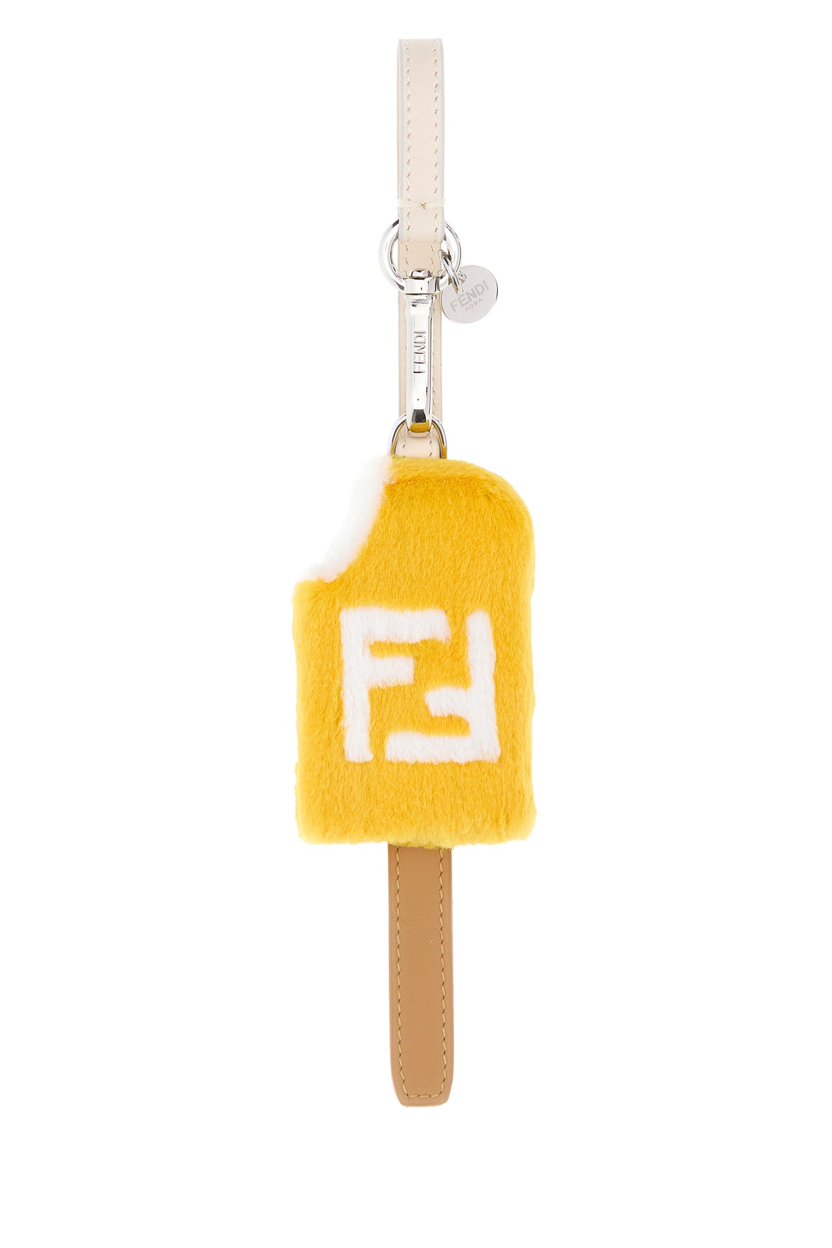 Fendi Charm per borse Gelato multicolor in pelle e montone