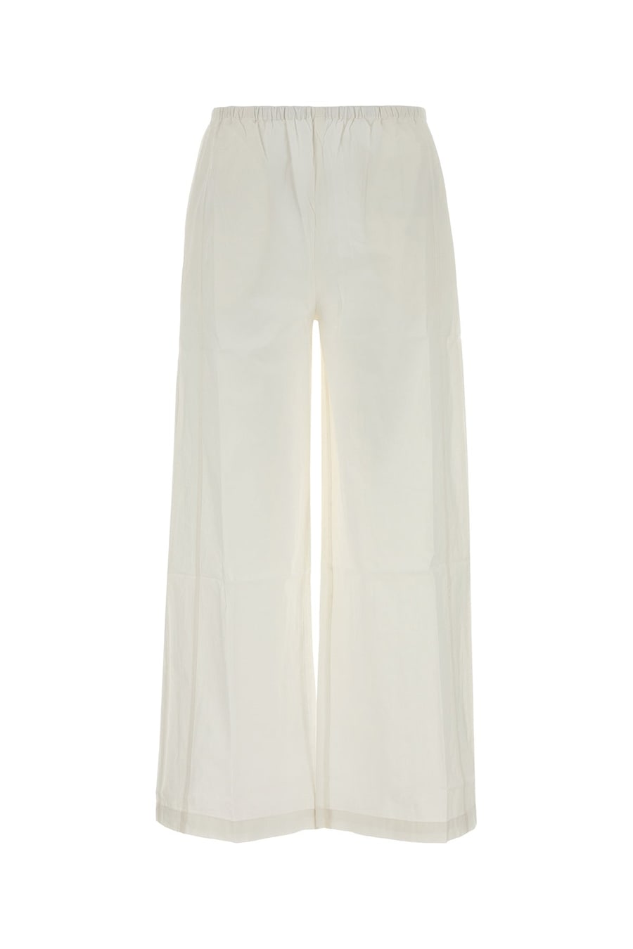 GIMAGUAS Pantalone dalla gamba ampia Devi in cotone bianco