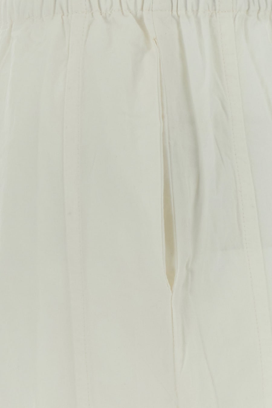 GIMAGUAS Pantalone dalla gamba ampia Devi in cotone bianco, view 3