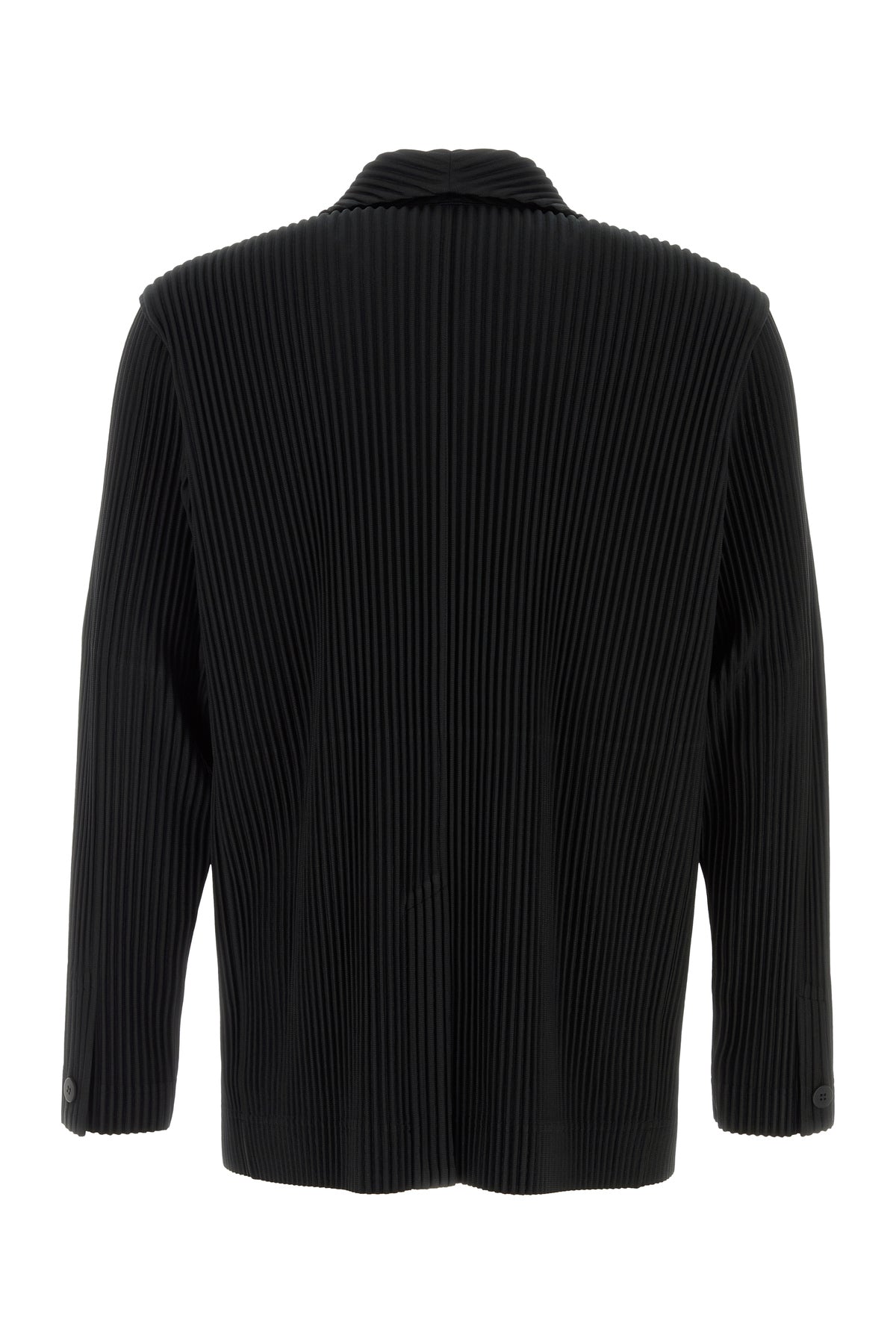 HOMME PLISSE' ISSEY MIYAKE Giacca in poliestere nero, view 2