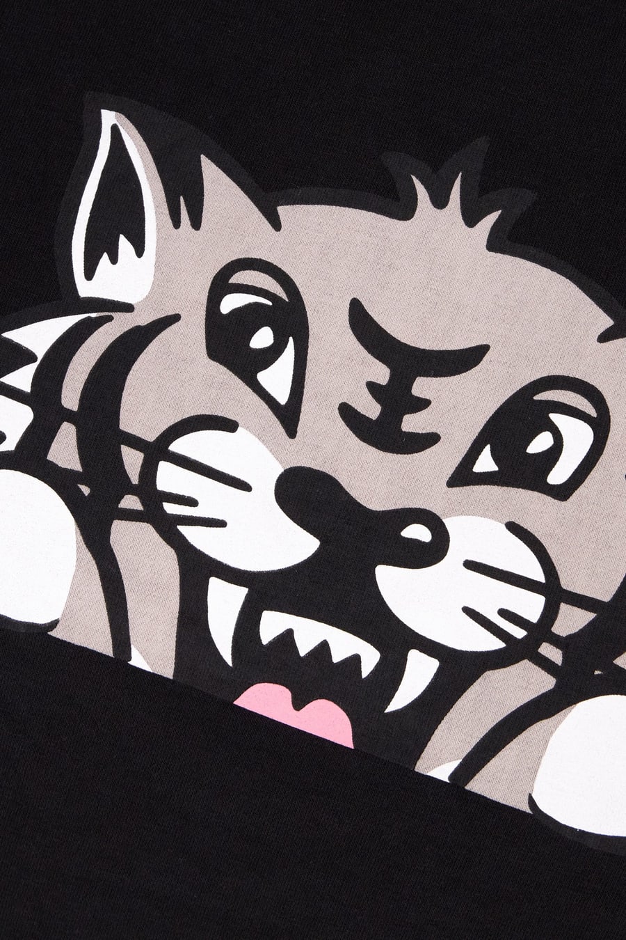 KENZO T-shirt in cotone nero, view 3