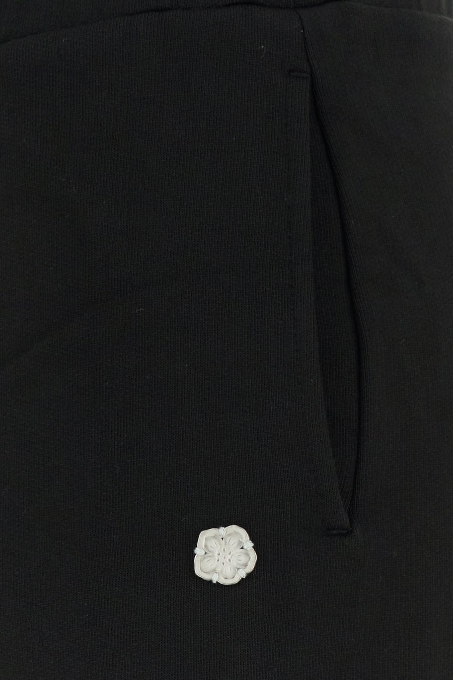 KENZO Pantalone jogging in cotone nero