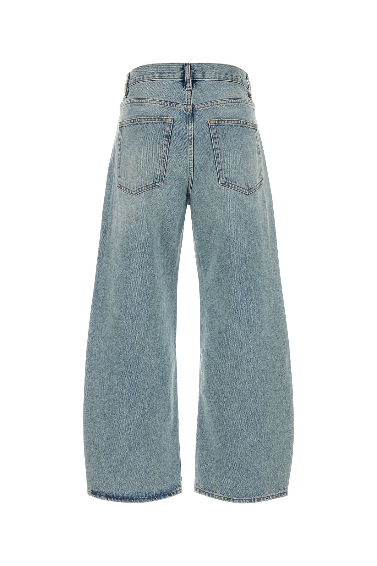 FRAME Jeans dalla gamba ampia The Bow in denim, view 2