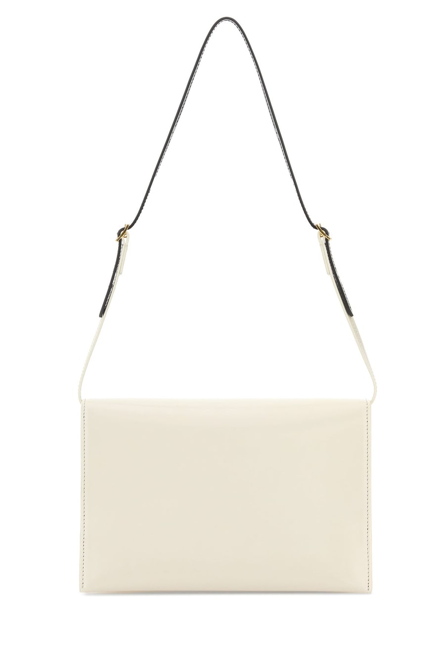 Jil Sander Borsa a spalla File piccola in pelle avorio, view 3