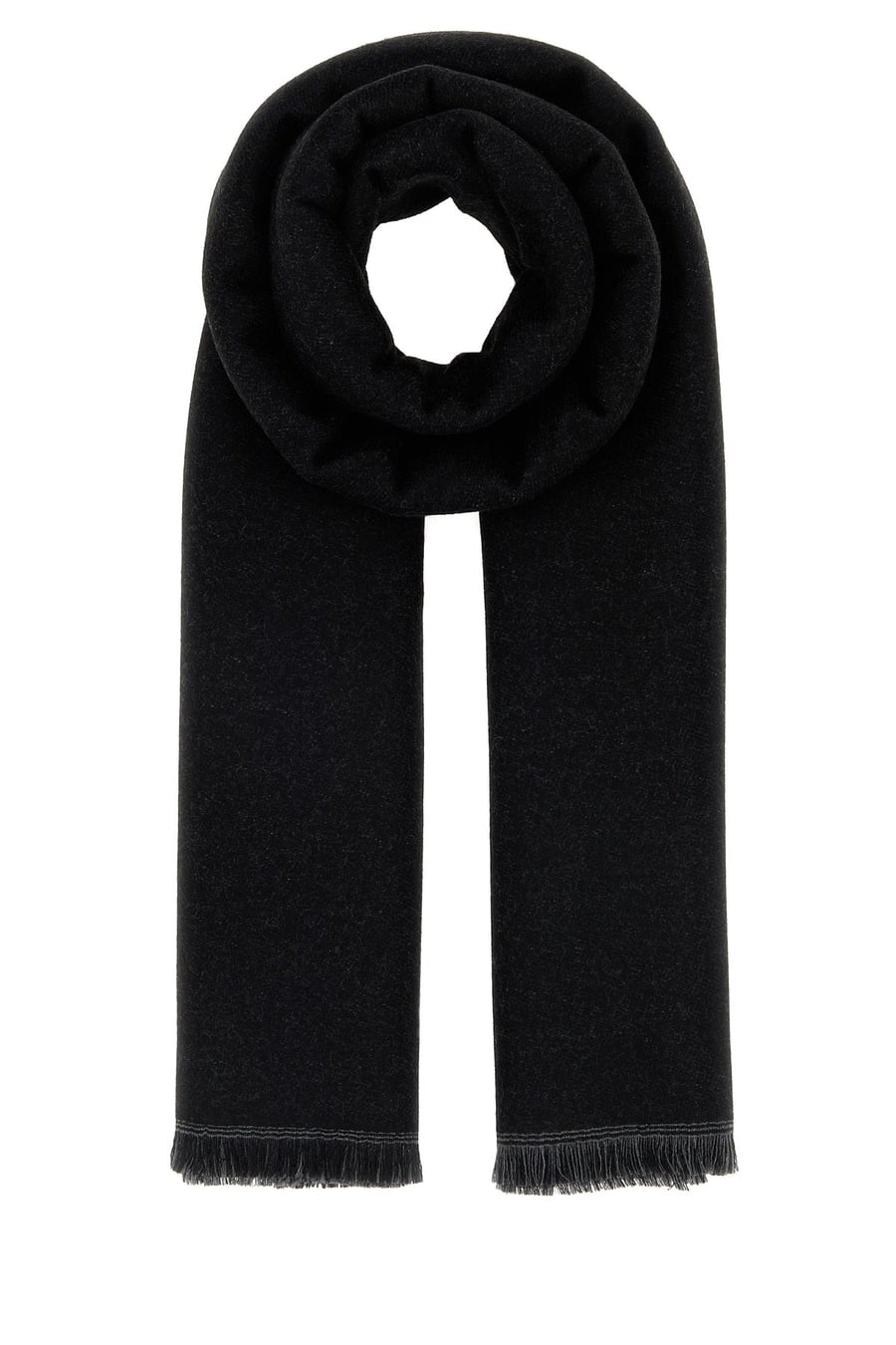 Fendi Sciarpa in lana nera