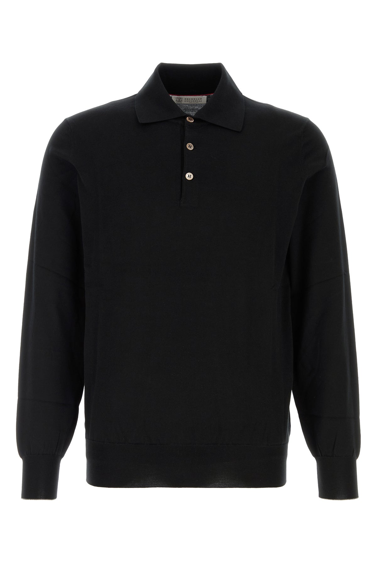 Brunello Cucinelli Polo in cotone nero