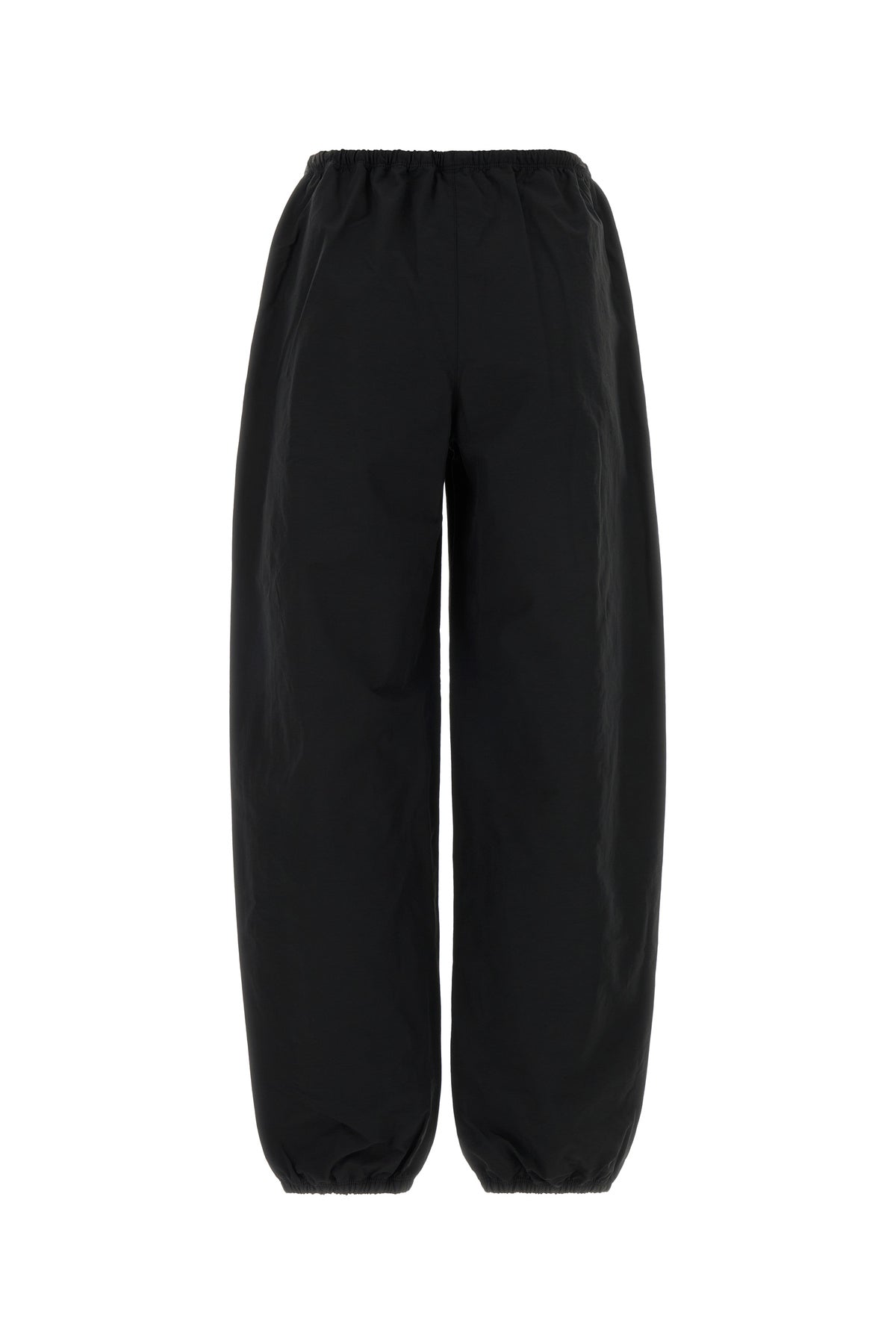 ALEXANDER WANG Pantalone jogging in jersey tecnico nero, view 2