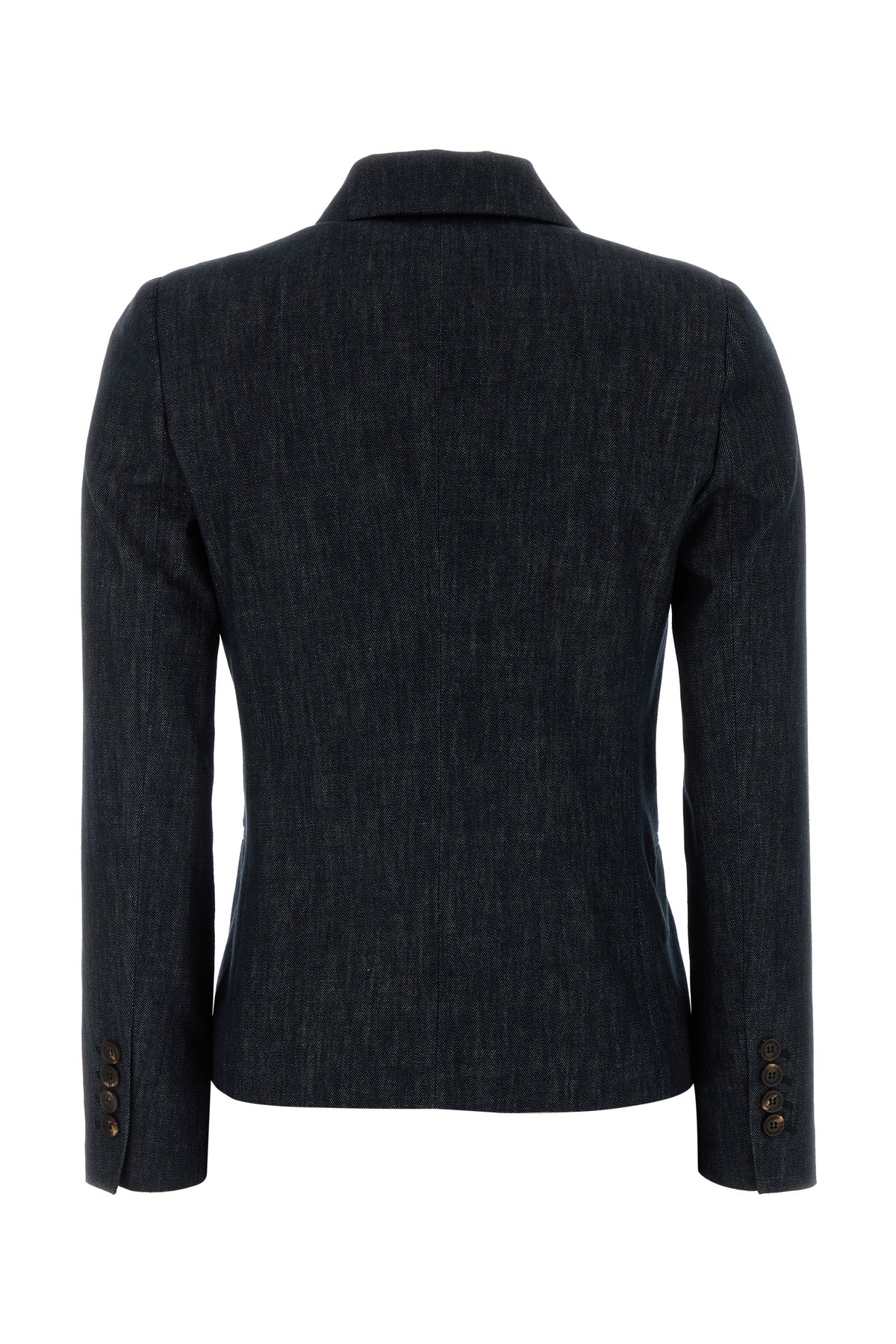 Brunello Cucinelli Giacca in denim blu scuro, view 2
