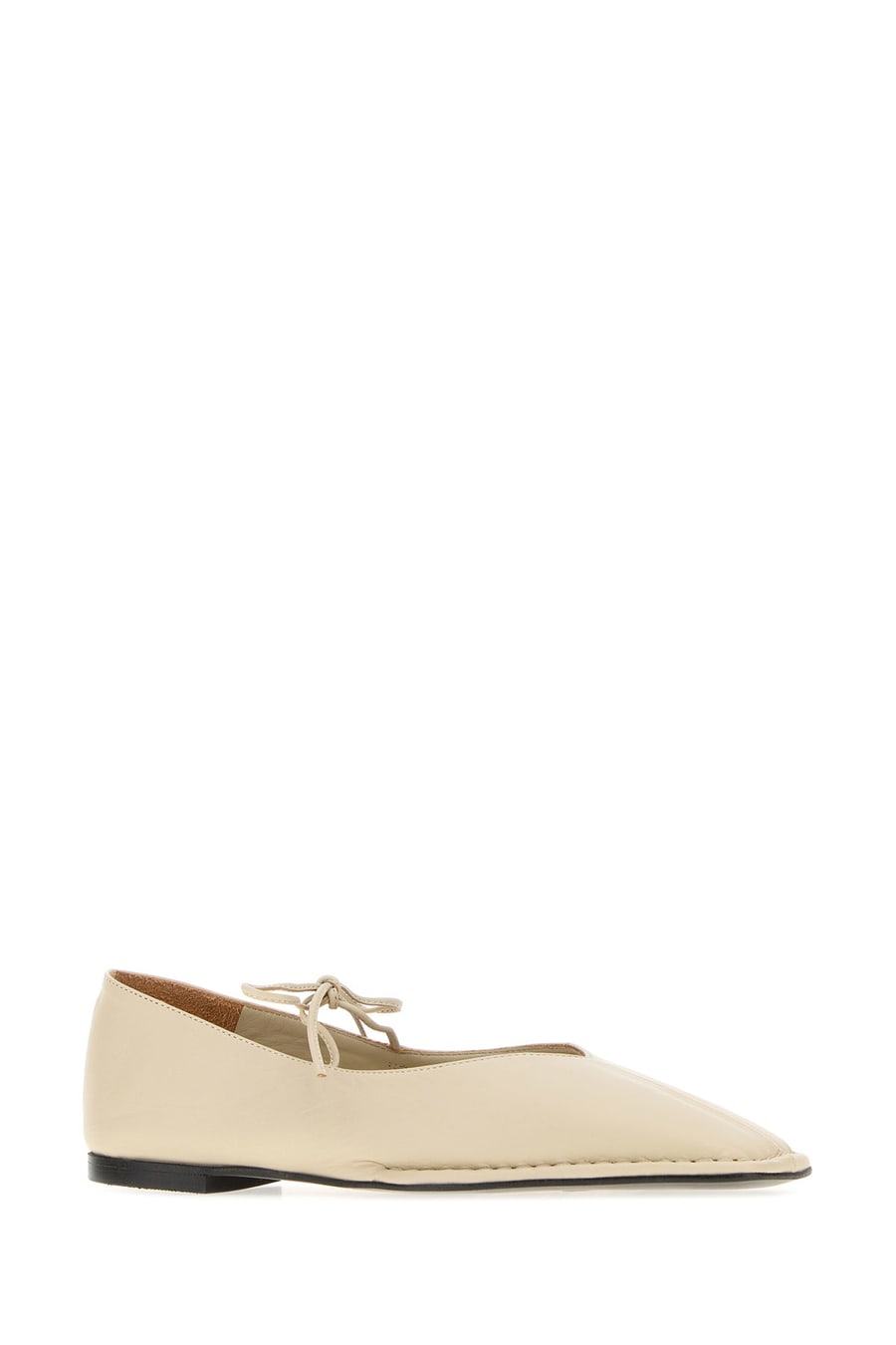 ALOHAS Ballerine Sway in pelle sabbia, view 2