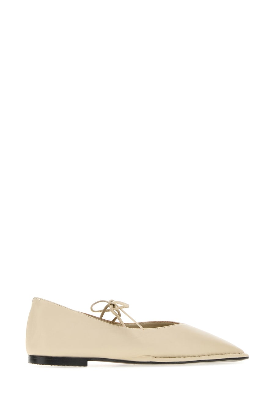 ALOHAS Ballerine Sway in pelle sabbia, view 3