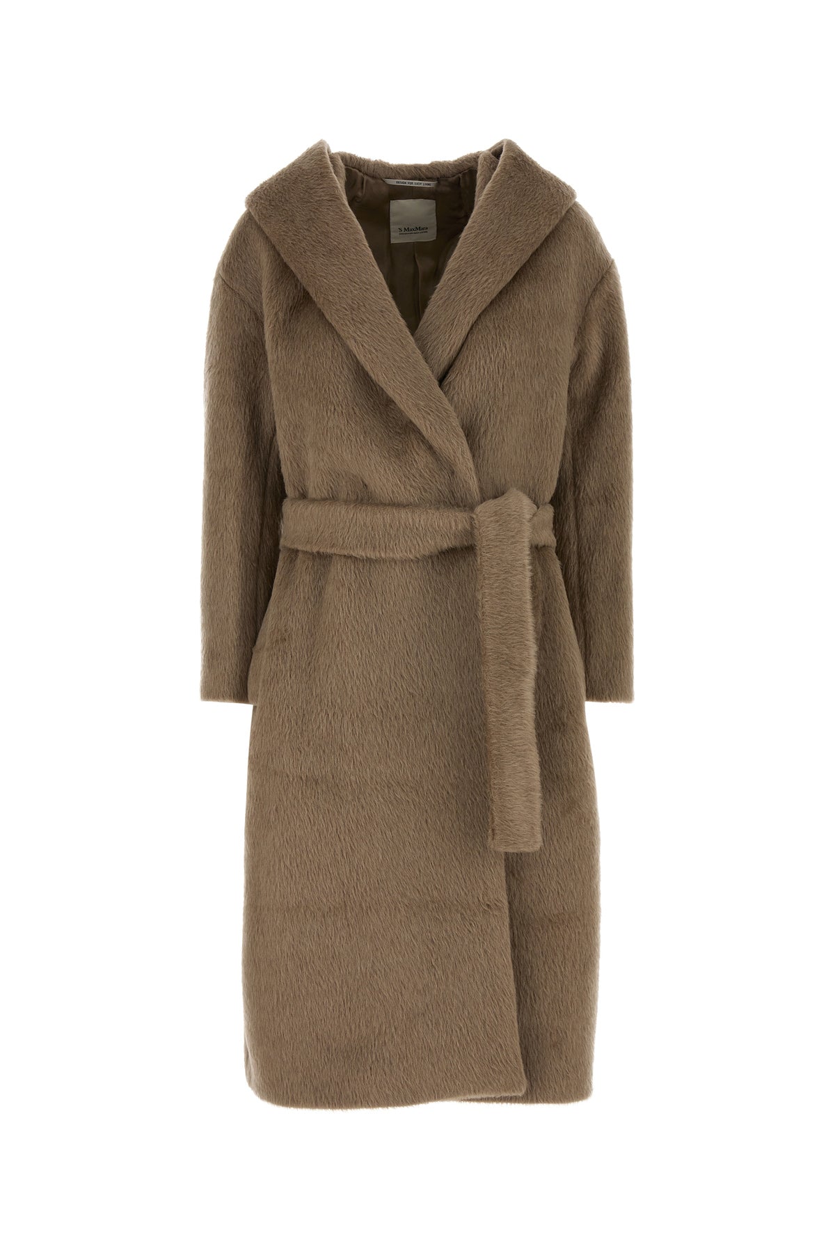Max Mara Cappotto Eliana in misto alpaca cappuccino