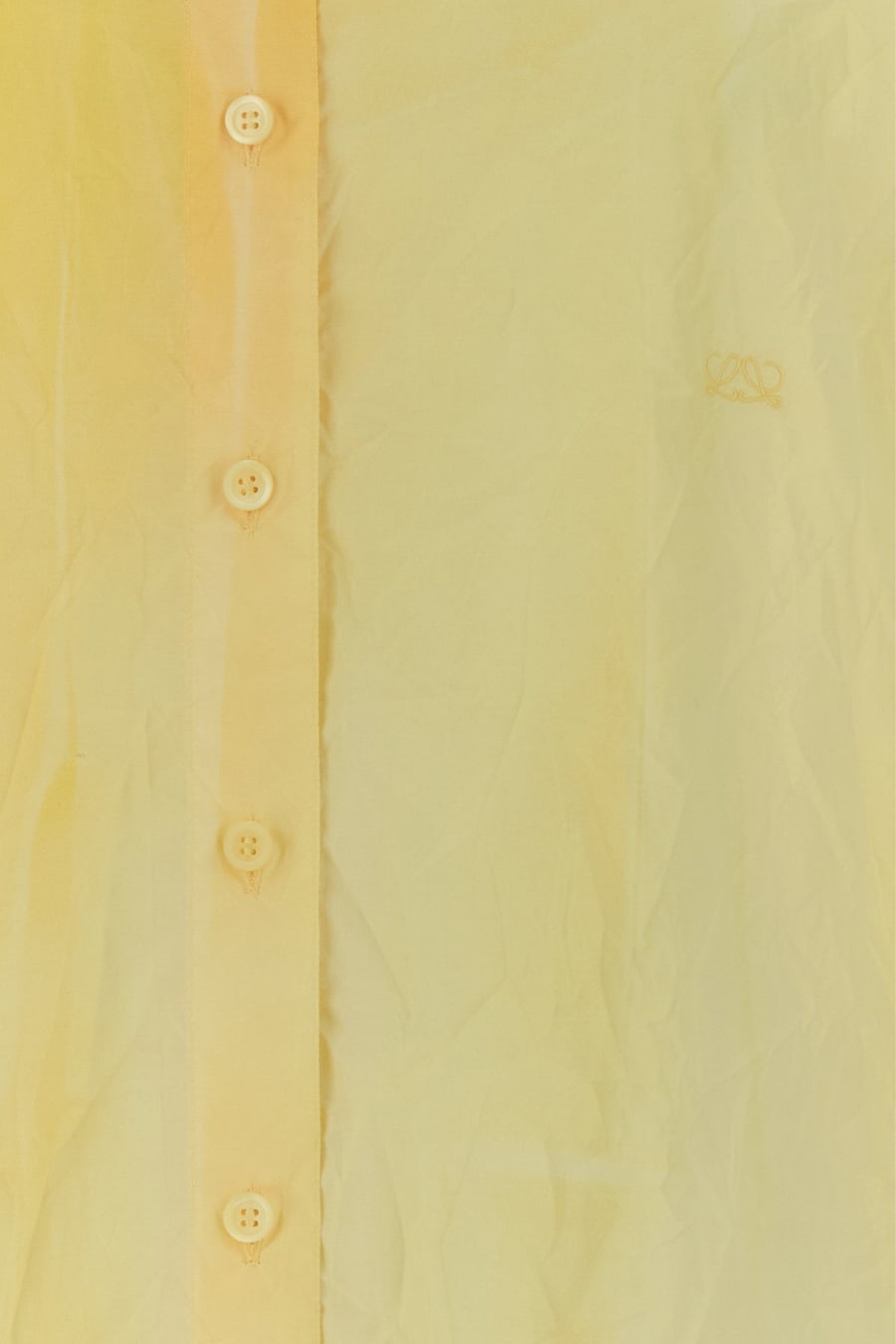 Loewe Camicia in misto cotone giallo, view 5