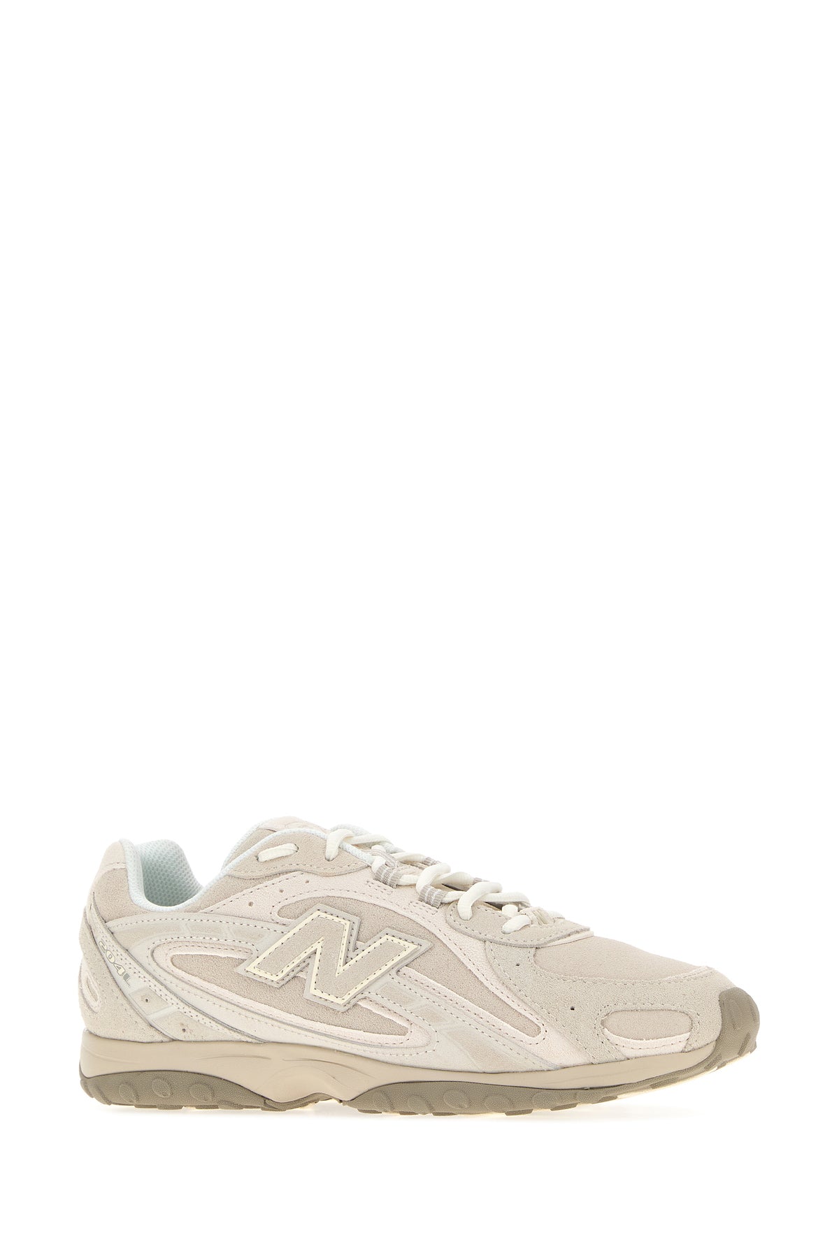 New Balance Sneakers 204L in pelle scamosciata gesso, view 2