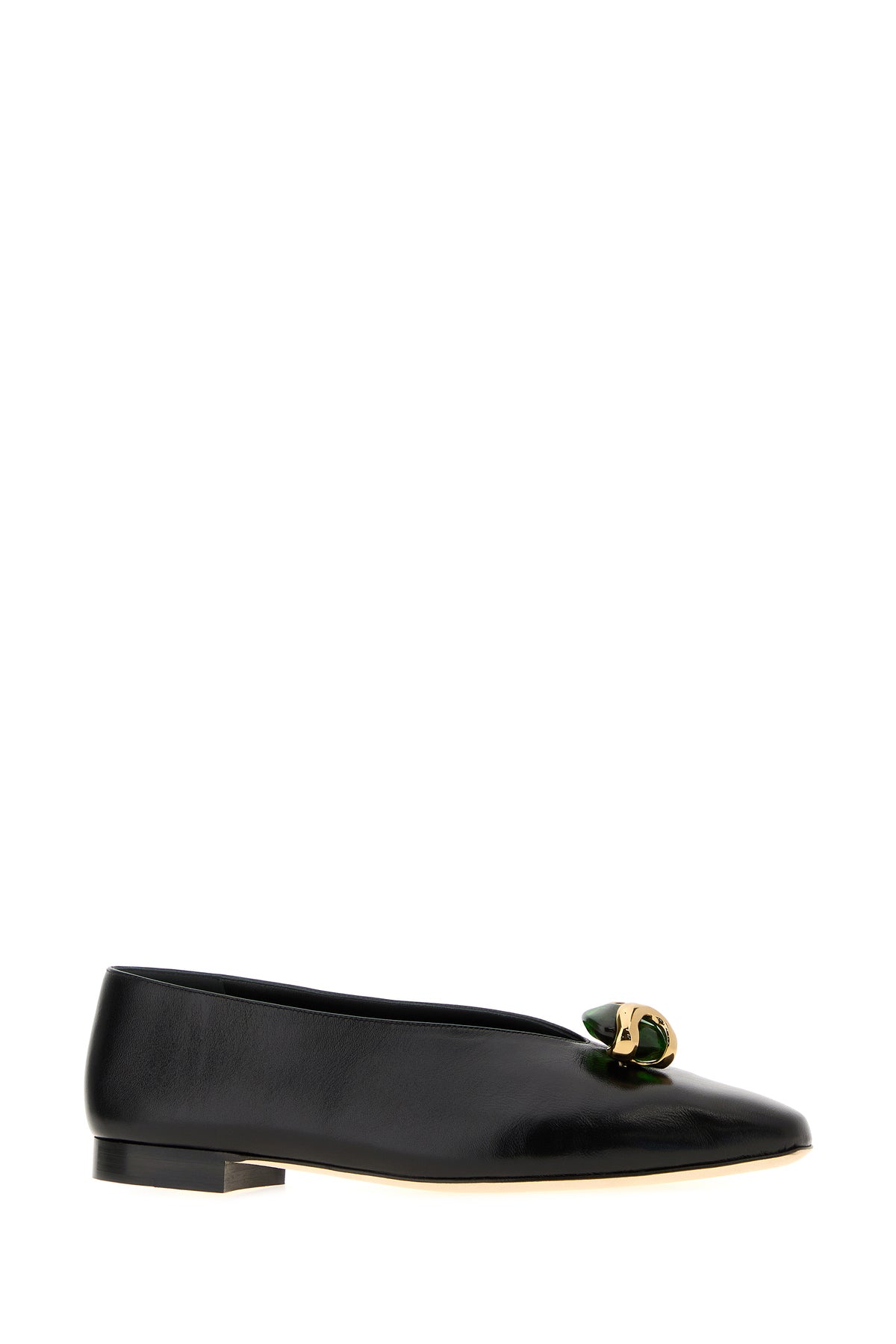 Jimmy Choo Ballerine Margot in nappa nera, view 2