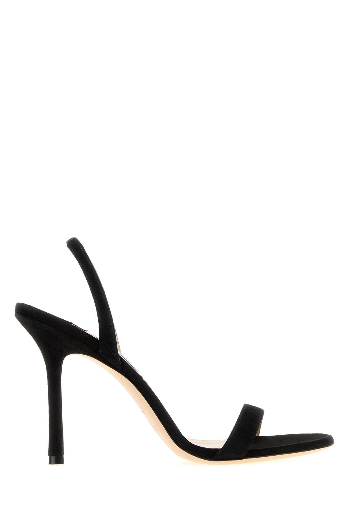 Jimmy Choo Sandali Jenn in pelle scamosciata nera