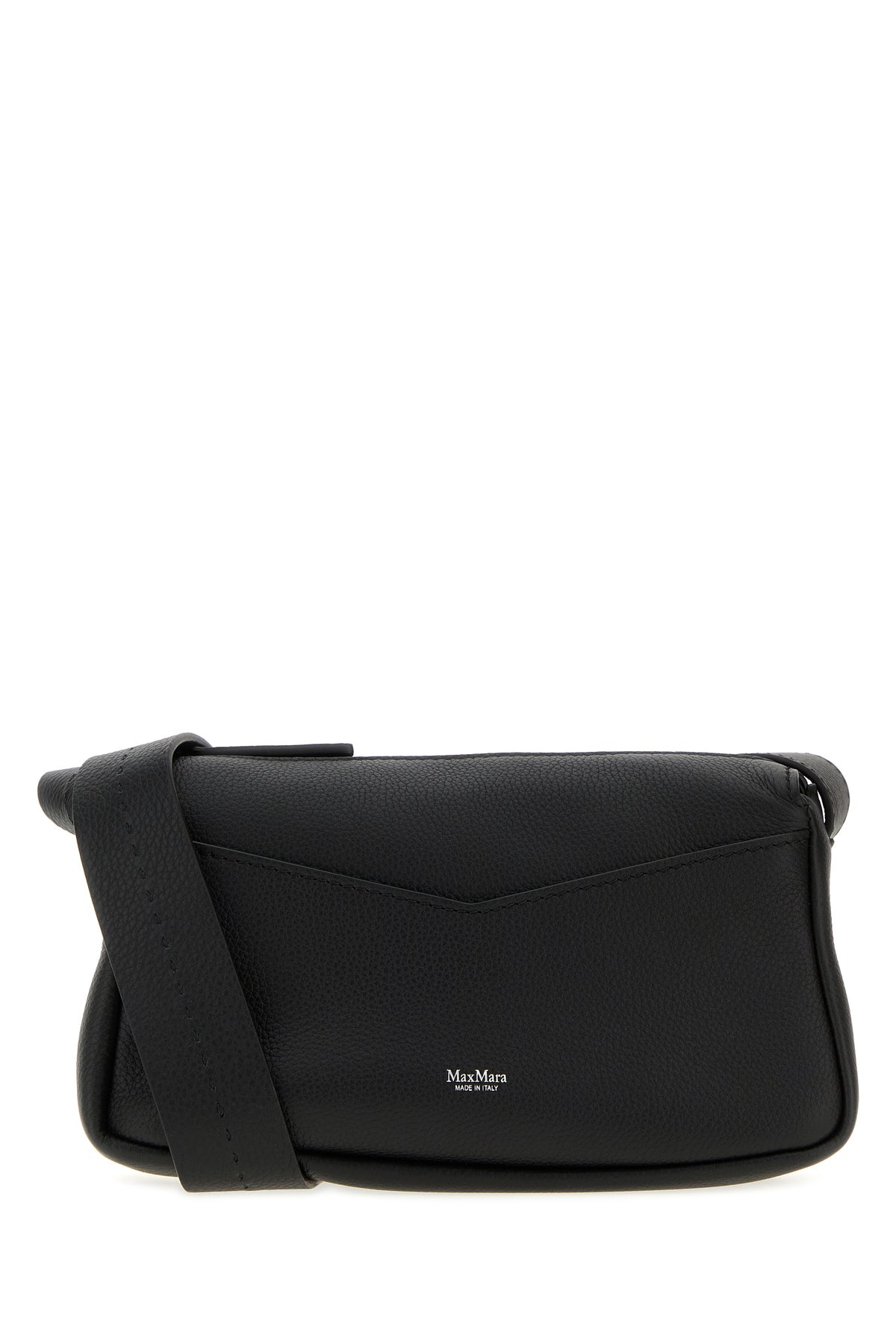 Max Mara Borsa a tracolla Kipper in pelle nera