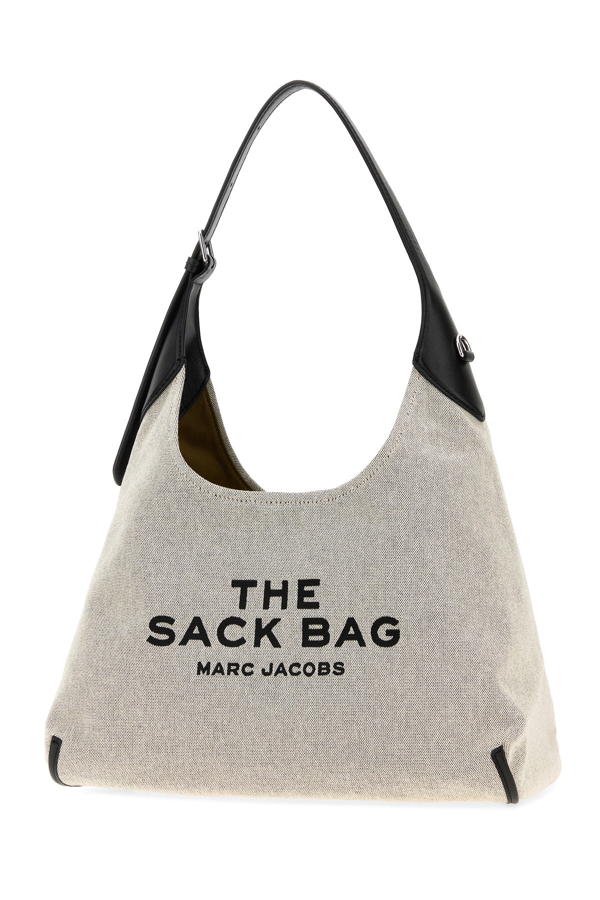 Marc Jacobs Borsa shopping The Sack Bag in tela grigia, view 2