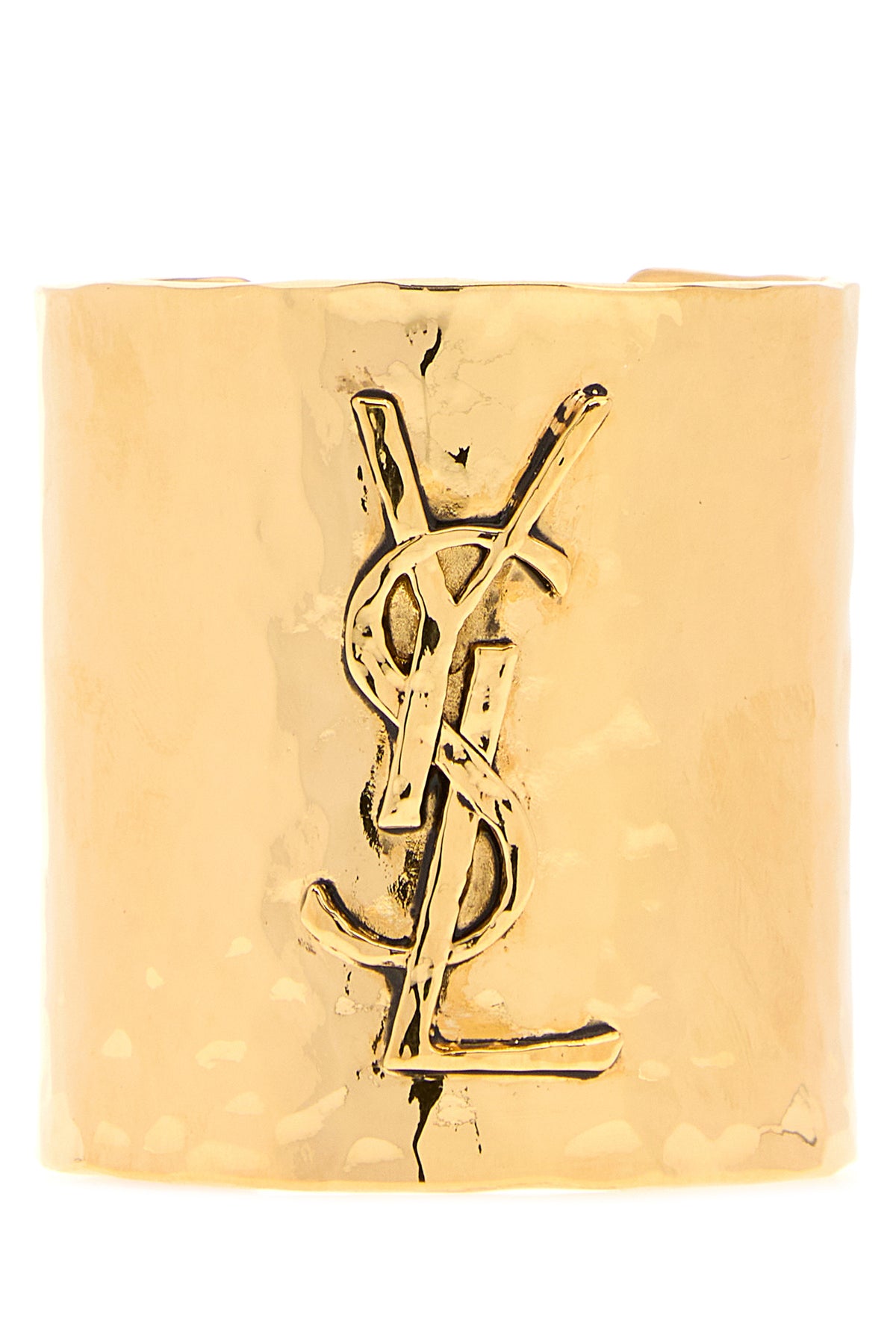 Saint Laurent Bracciale Cassandre in metallo oro