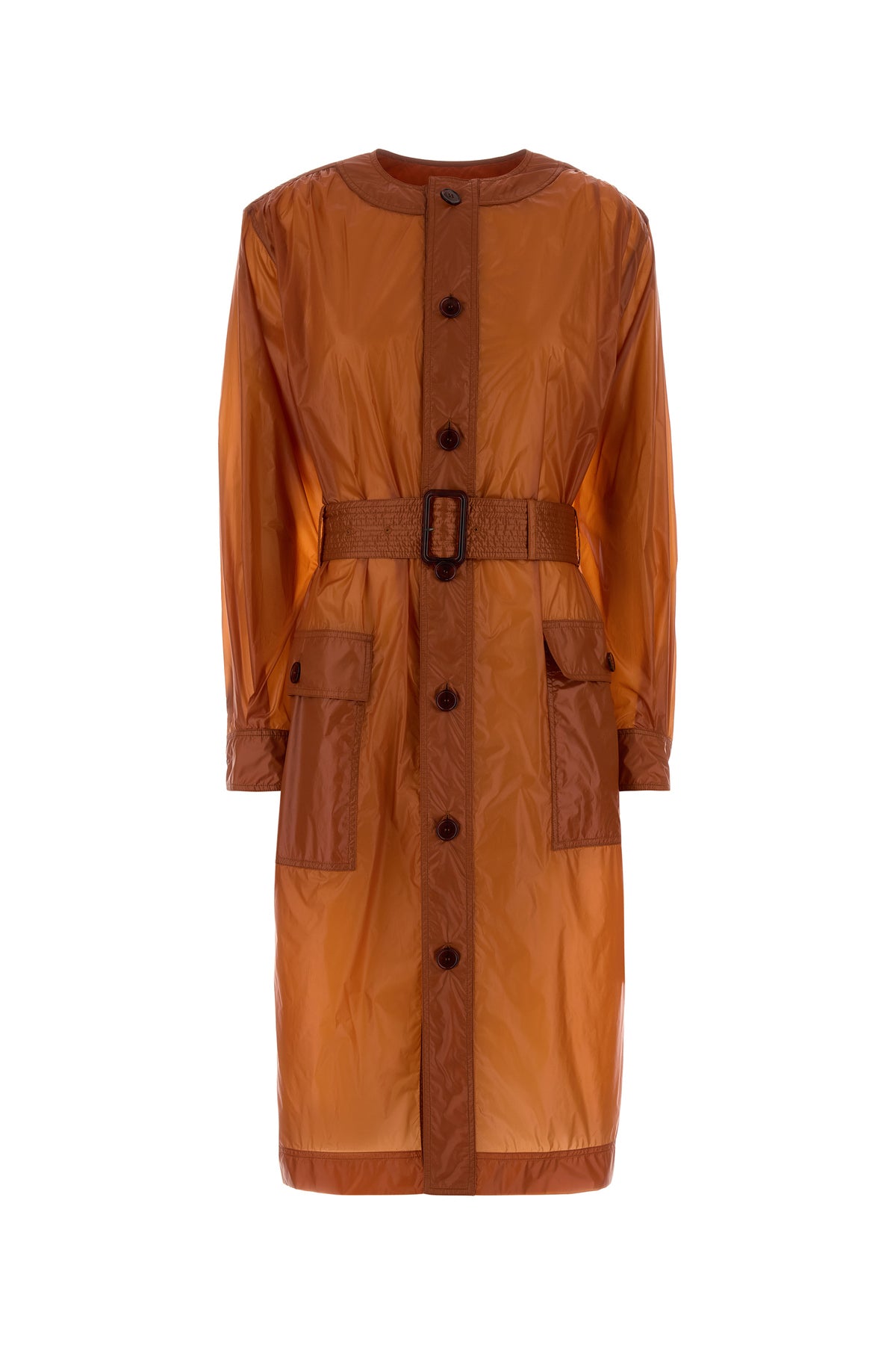 Saint Laurent Abito in nylon arancione