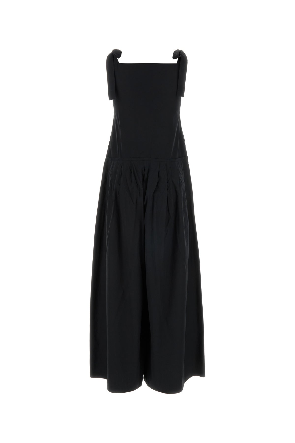 Max Mara Abito Agguati in popeline nero, view 2